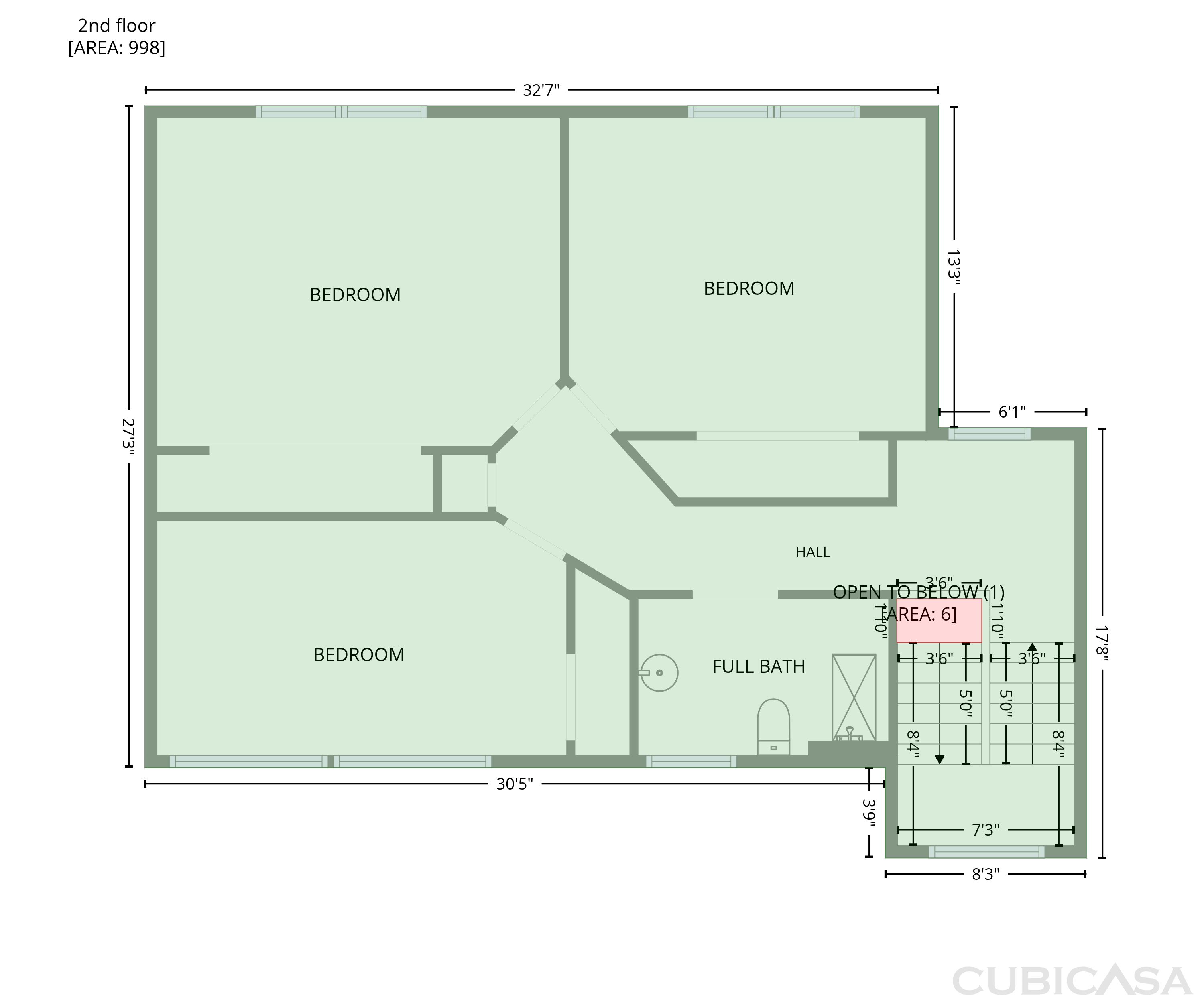 Second Floor of 113 Forestview Dr, Elon, NC