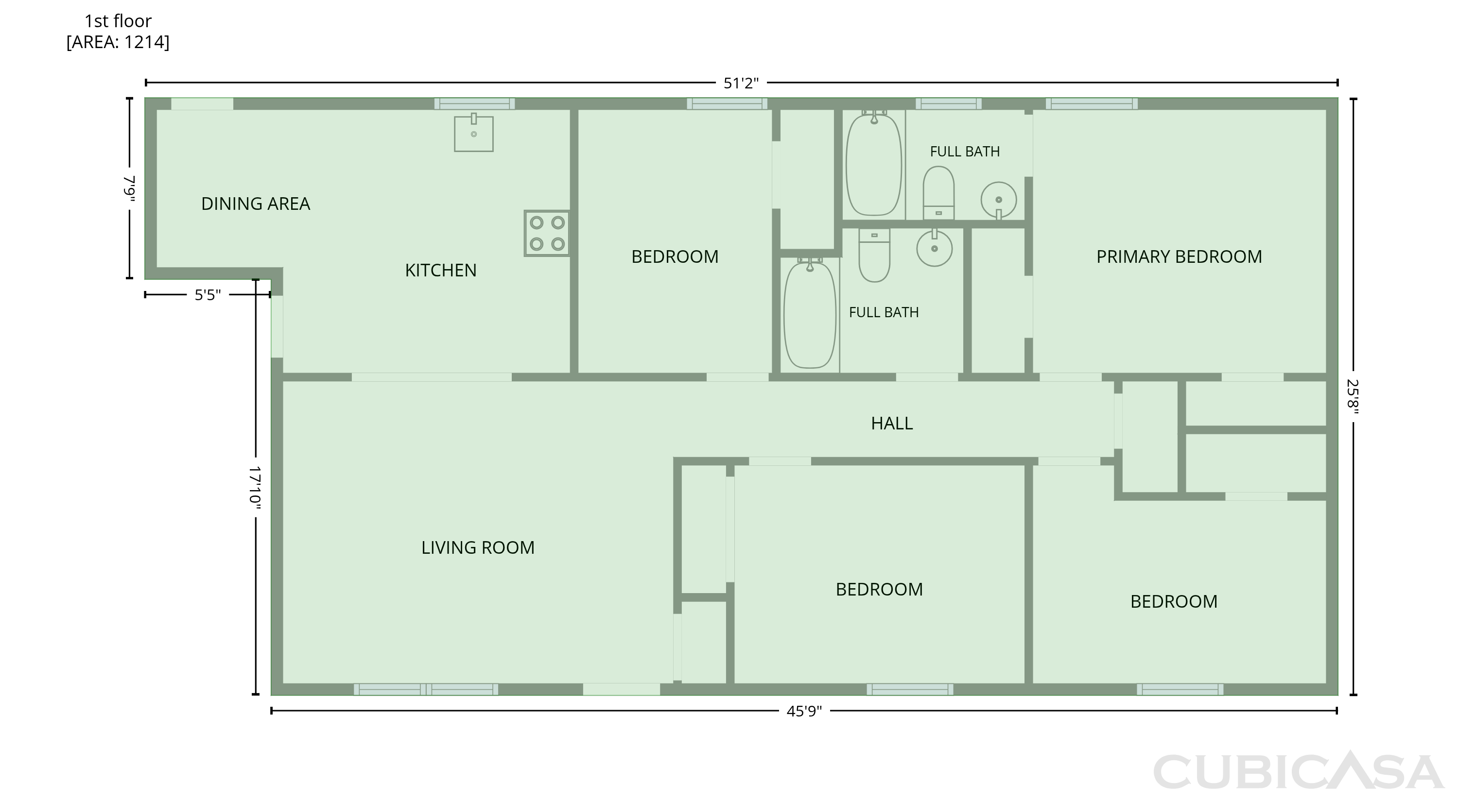 Main Floor of 643 Akins Rd, Chickamauga, GA
