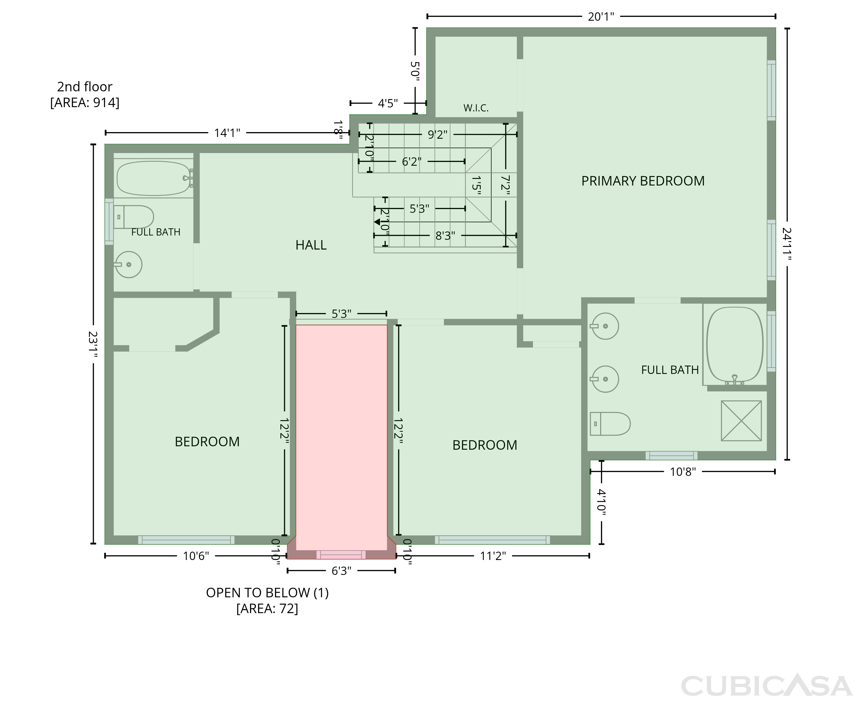 Second Floor of 5101 Rain Forest Dr, McKinney, TX