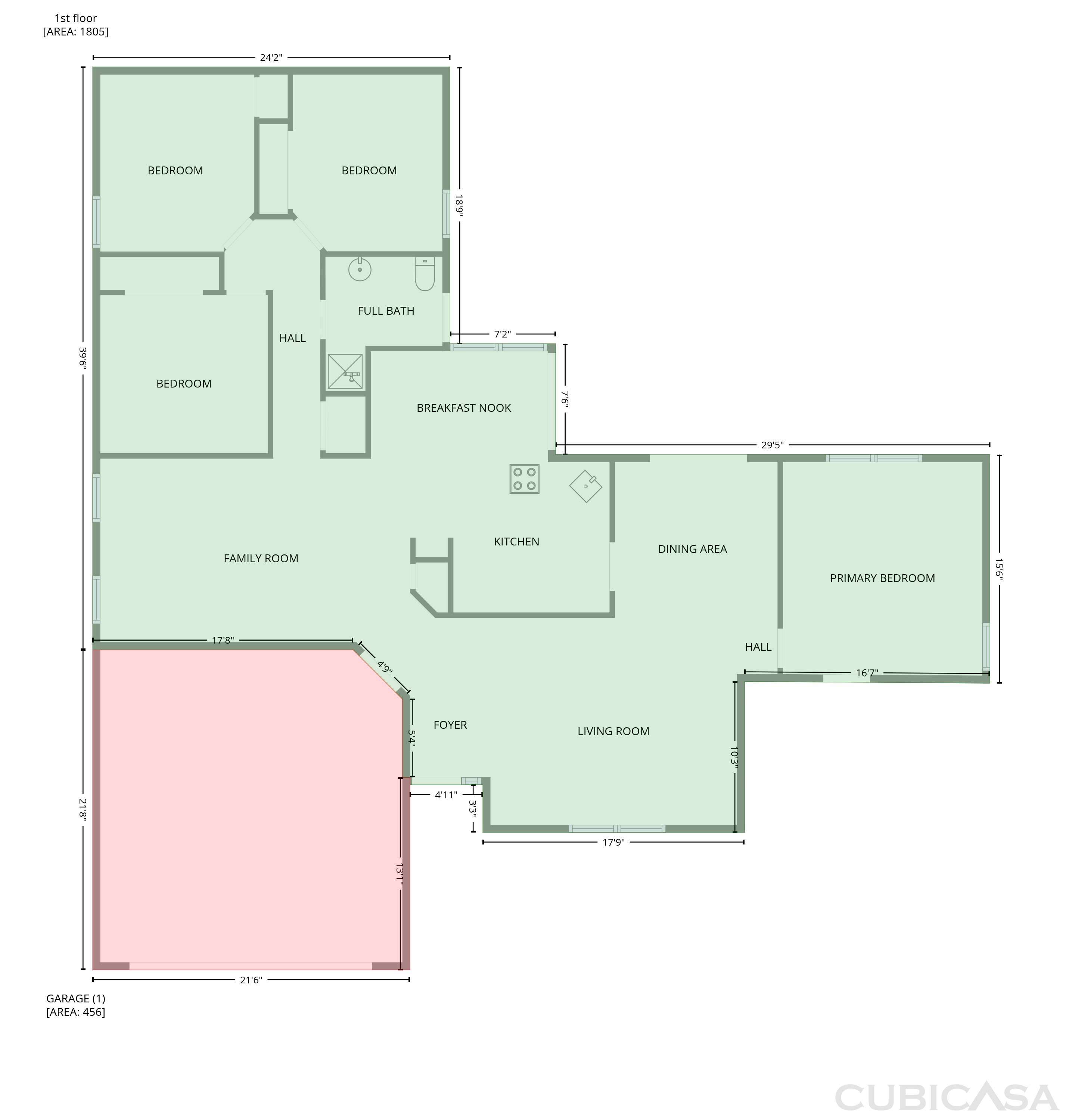 Main Floor of 3143 Boxelder St, Deltona, FL