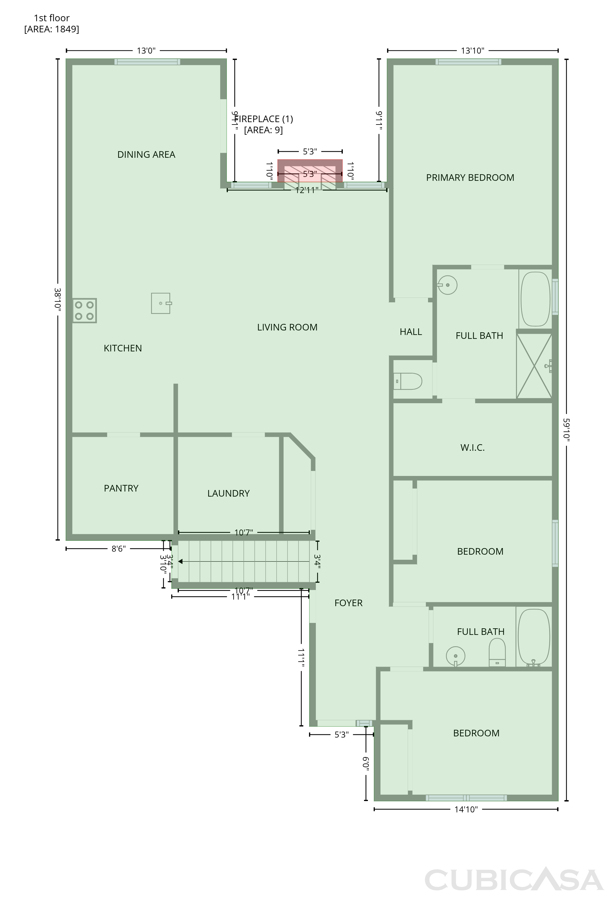 Main Floor of 6125 W Mattawa Dr, Meridian, ID