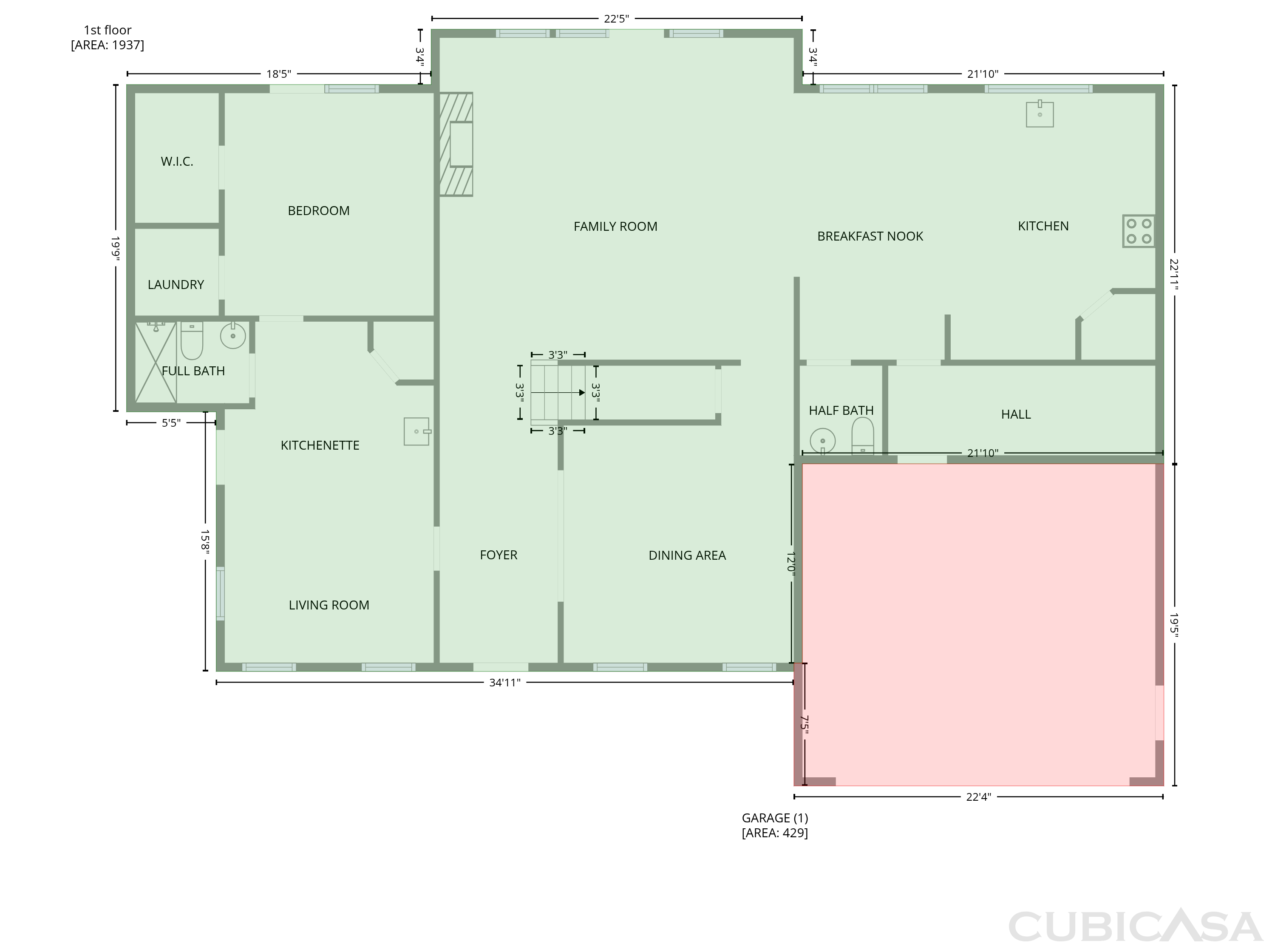 Main Floor of 2501 Gray Hawk Trl, Zebulon, NC