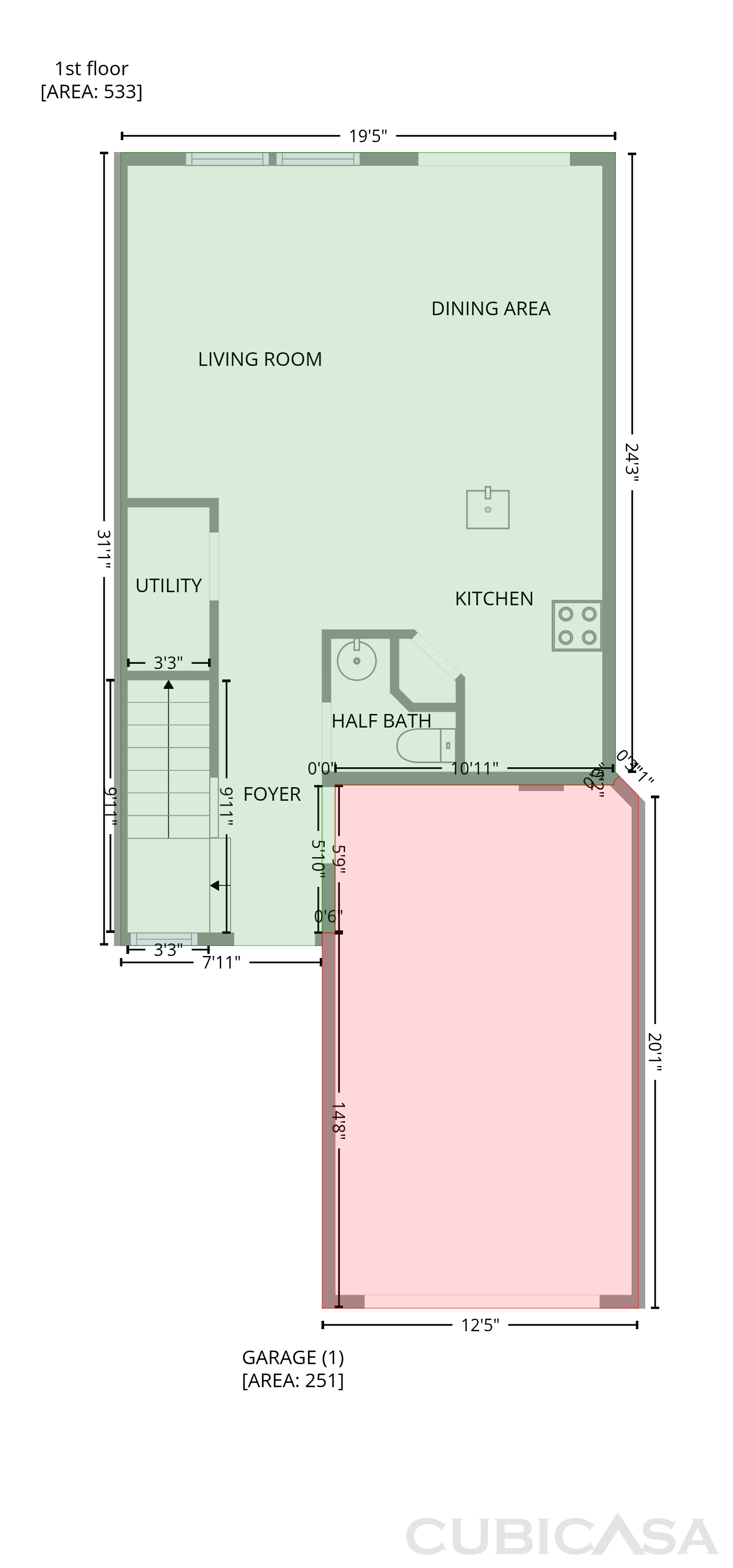 Main Floor of 1539 Biscayne Bay Dr, Jacksonville, FL