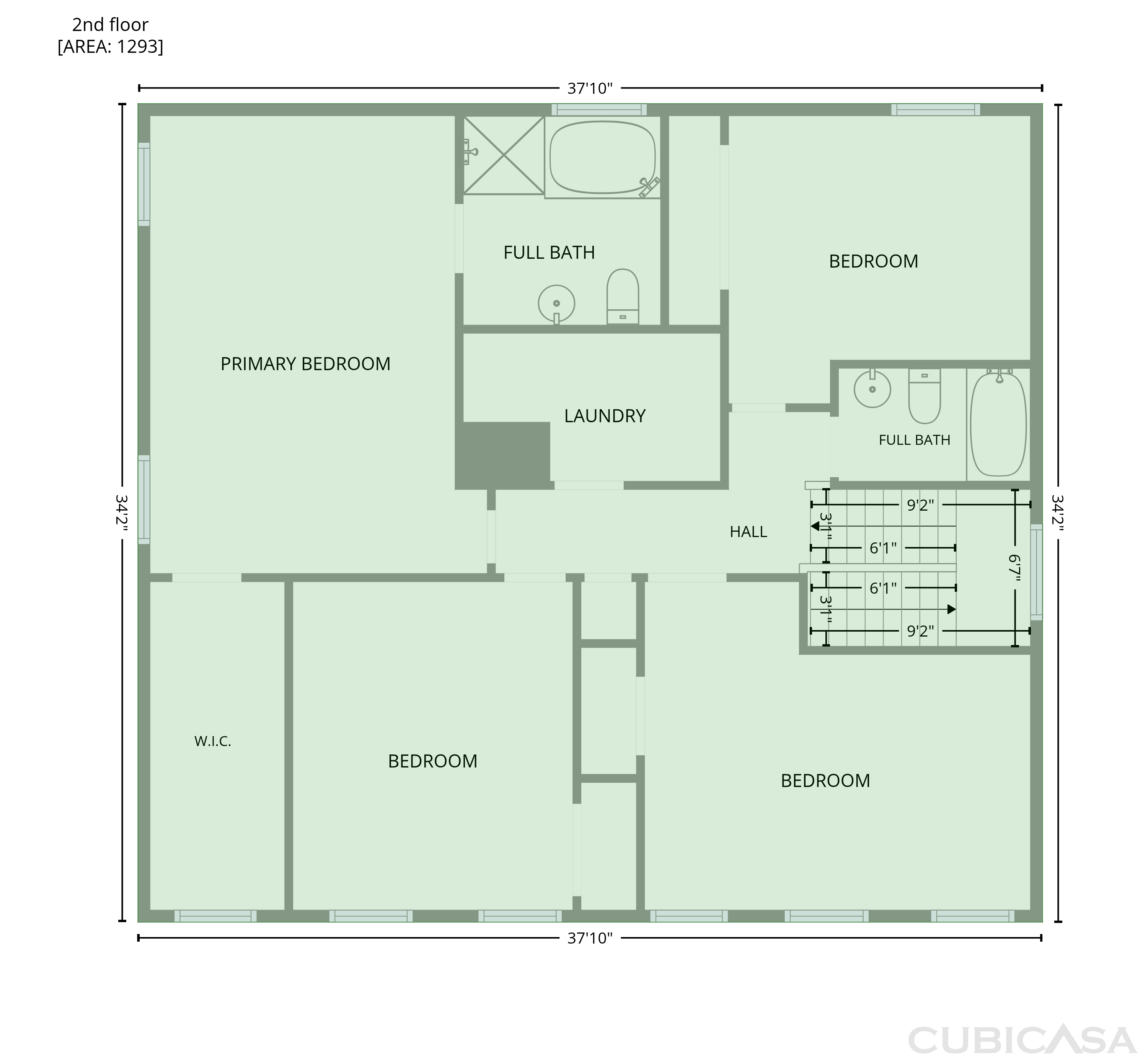 Third Floor of 628 Reunion Ln, Greenwood, IN