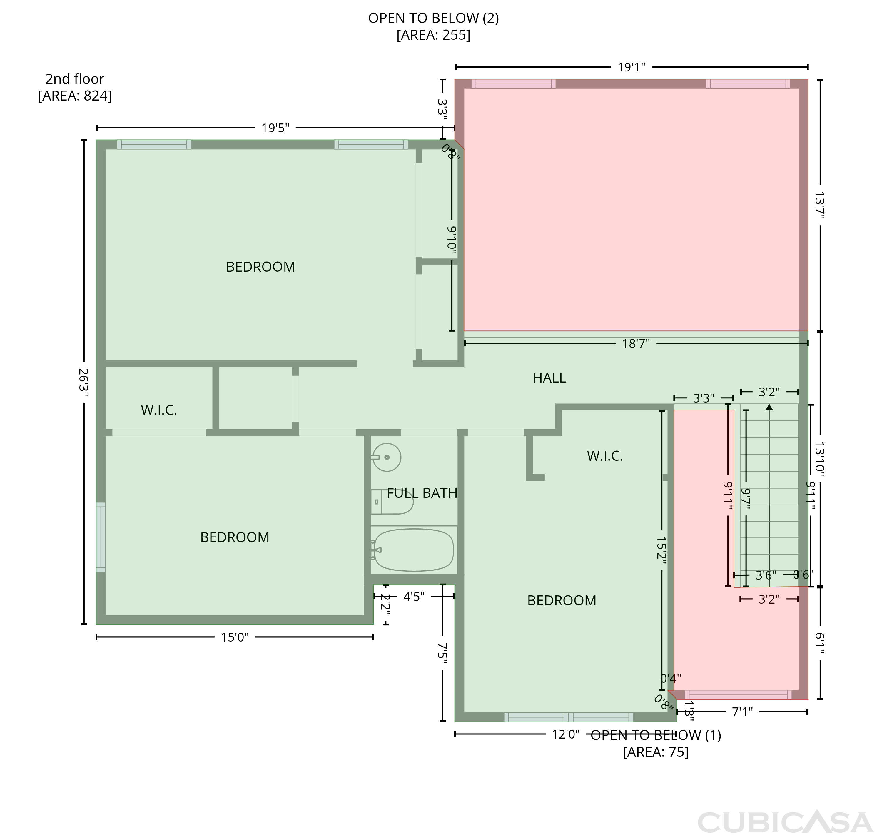 Second Floor of 112 Coopers Hawk Cir, Irmo, SC