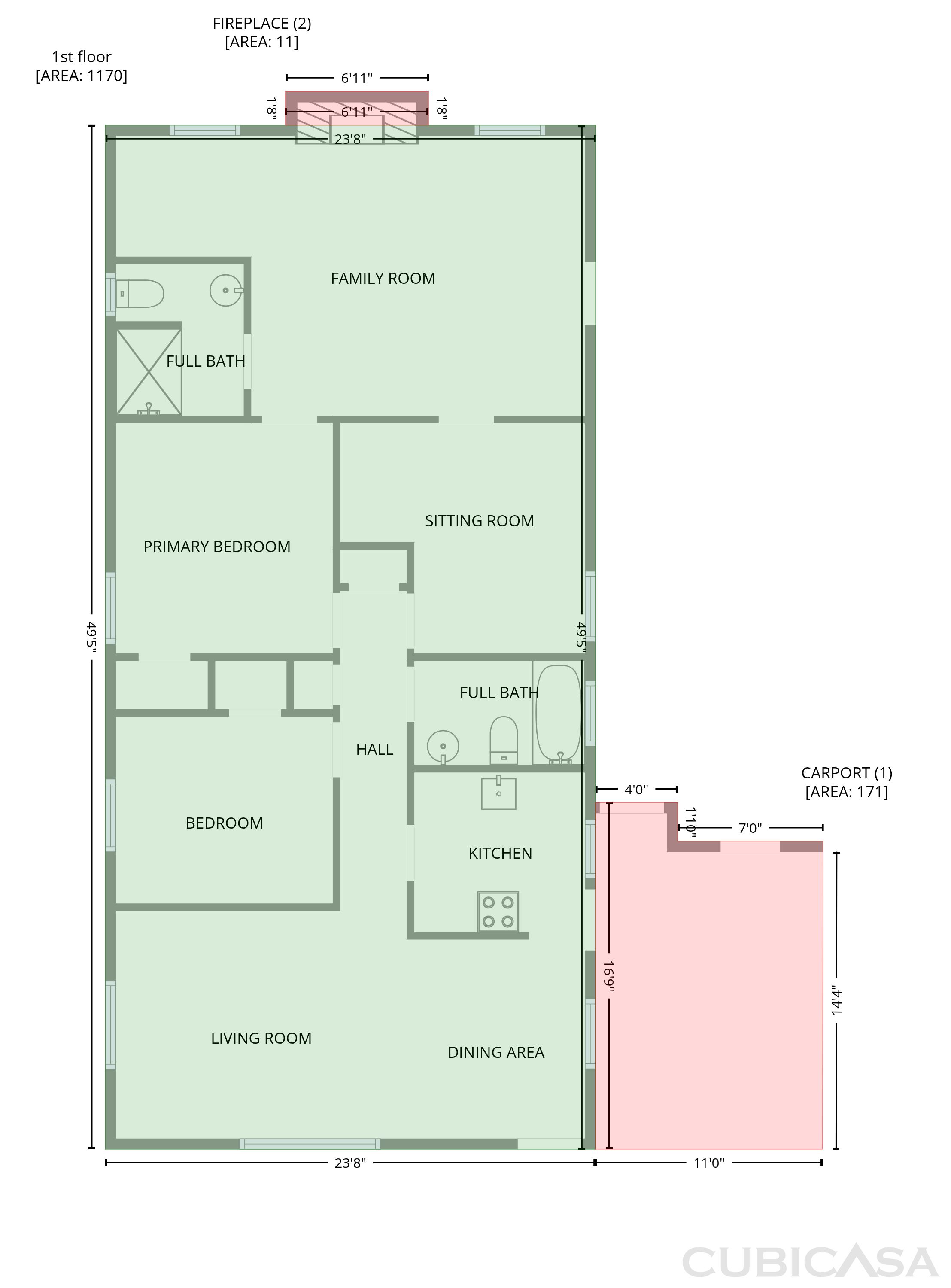 Main Floor of 4406 Lenox Blvd, Orlando, FL