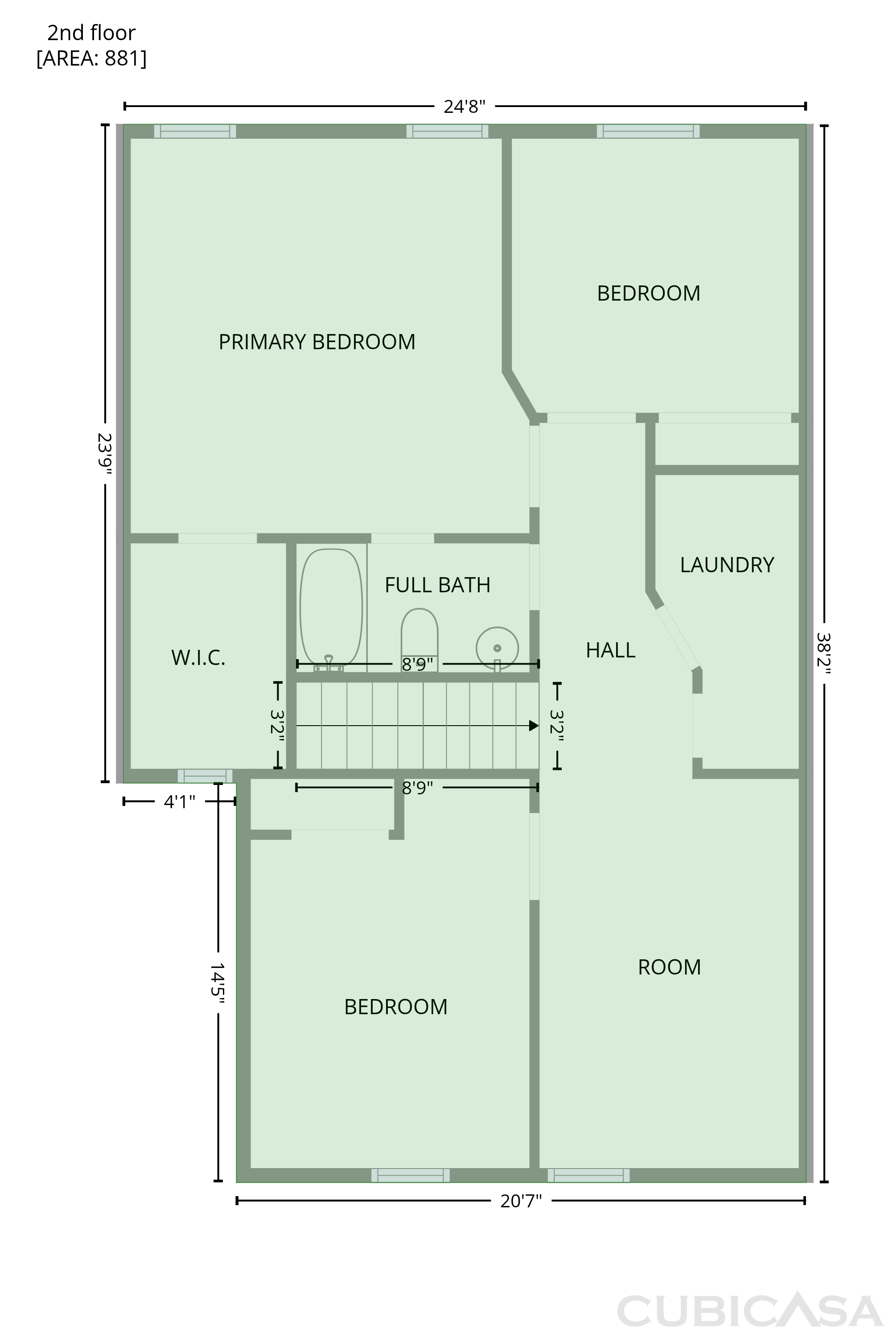 Second Floor of 1212 Courtland Cir, Plainfield, IL