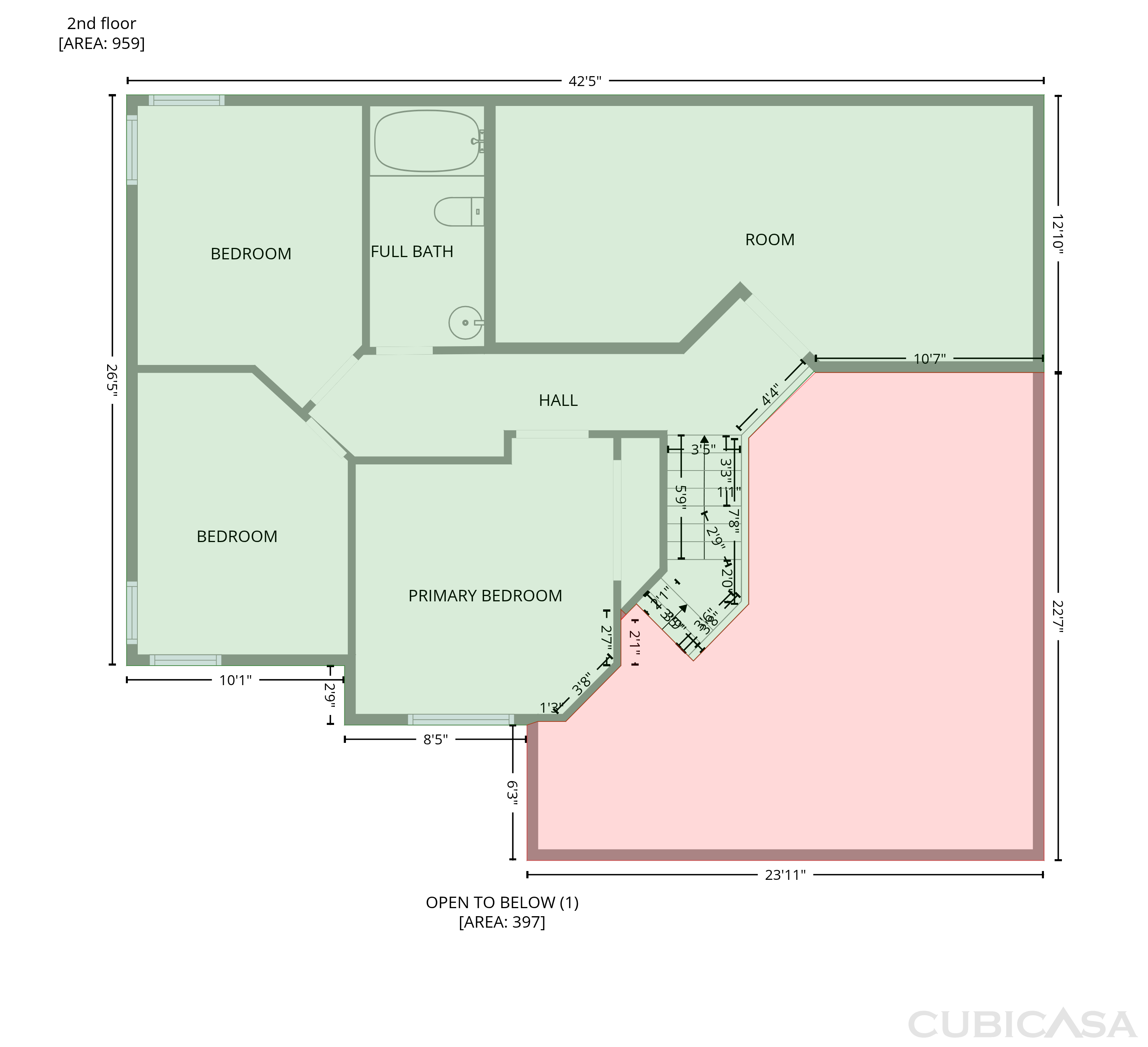 Second Floor of 3001 Tourmaline Way, Antelope, CA