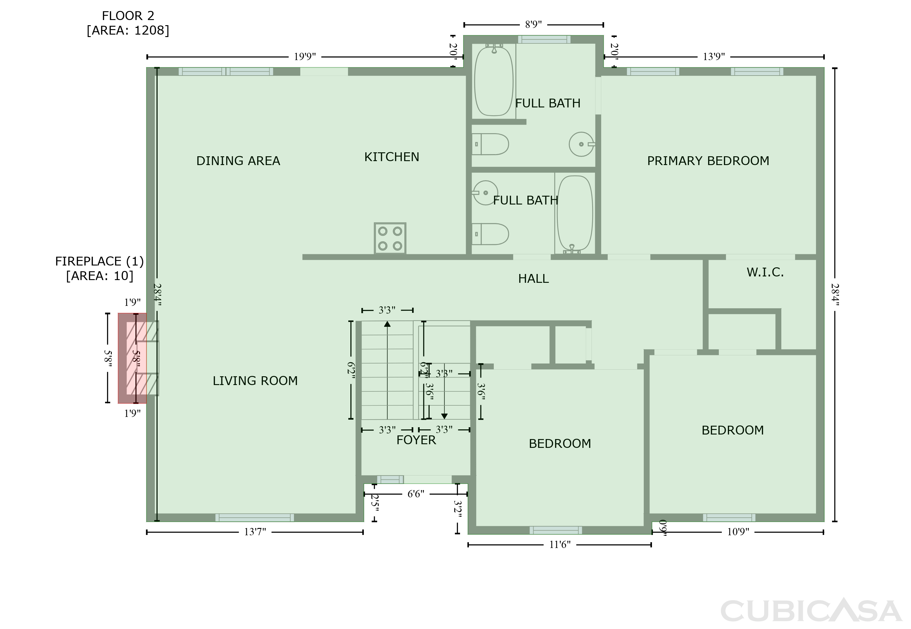 Second Floor of 10 Jasmine Ln SW, Euharlee, GA
