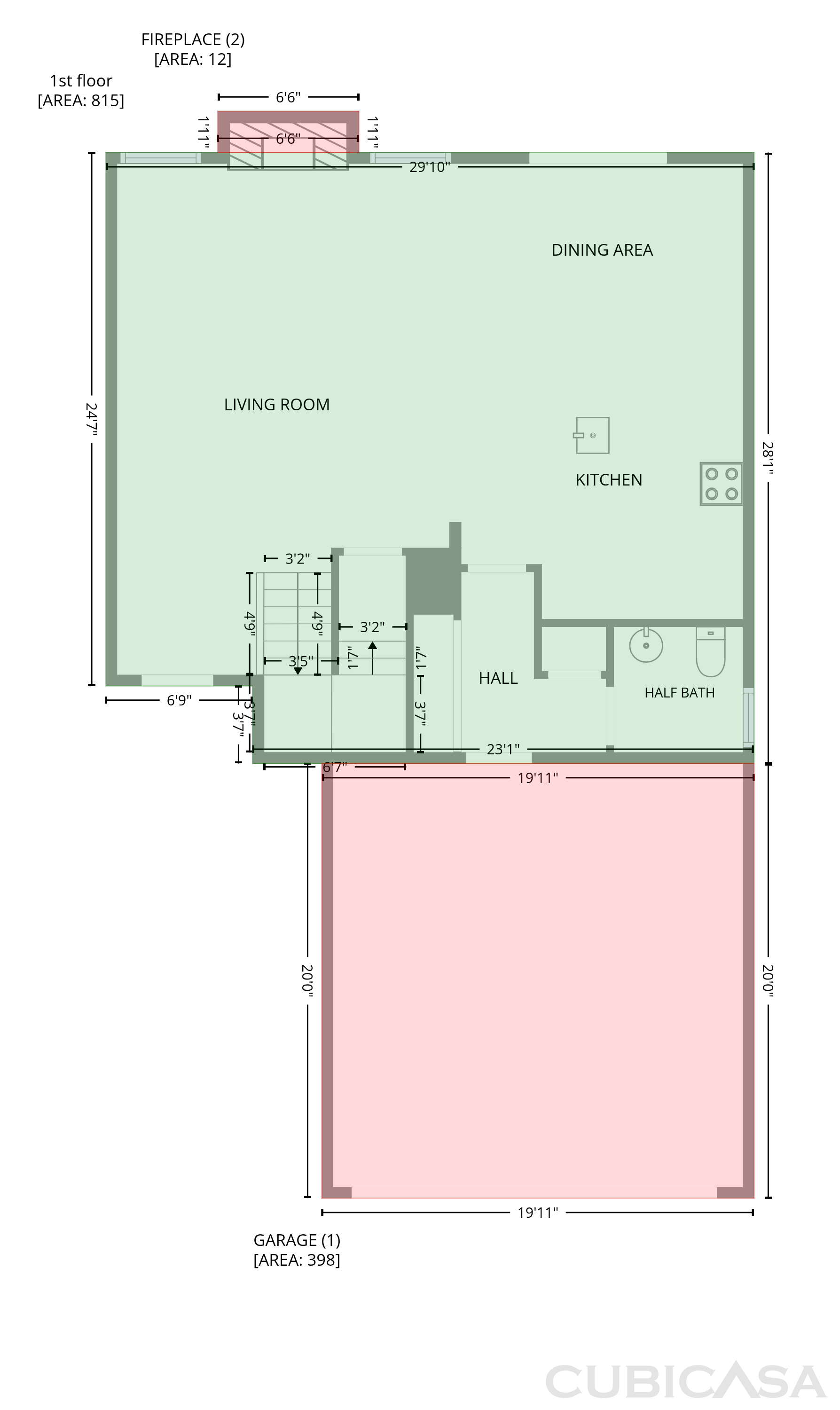 Main Floor of 3546 Eastern Branch Rd, Raleigh, NC