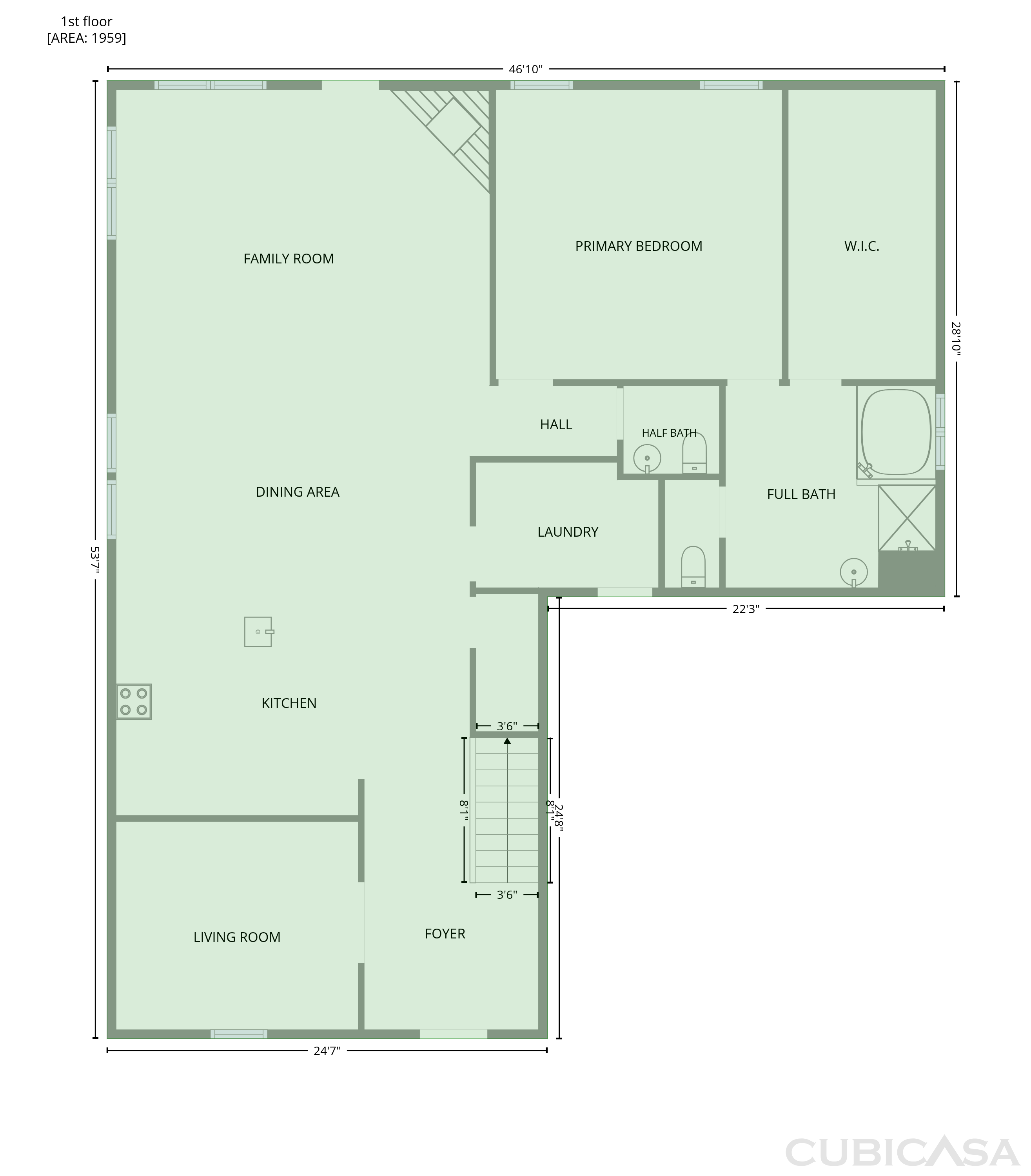 Main Floor of 7701 Caddo Cv, McKinney, TX