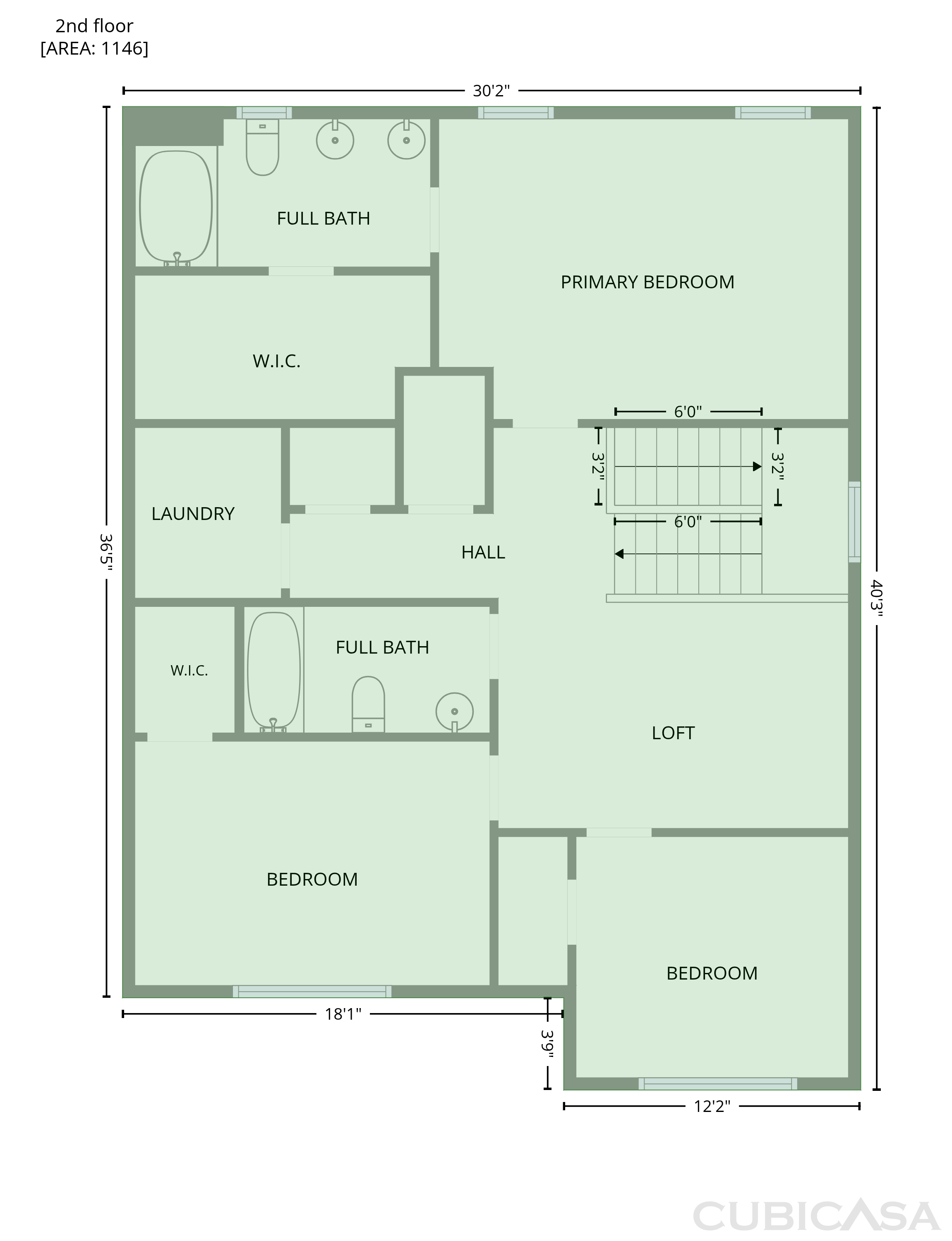 Second Floor of 5138 Red Poll Dr, Greensboro, NC