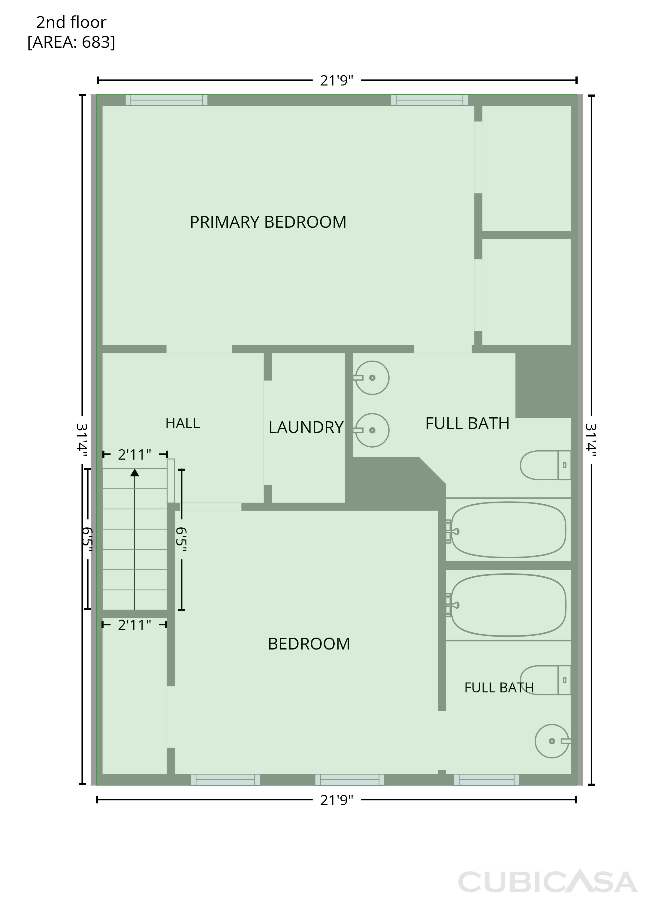 Second Floor of 409 Timber Gate Dr, Lawrenceville, GA