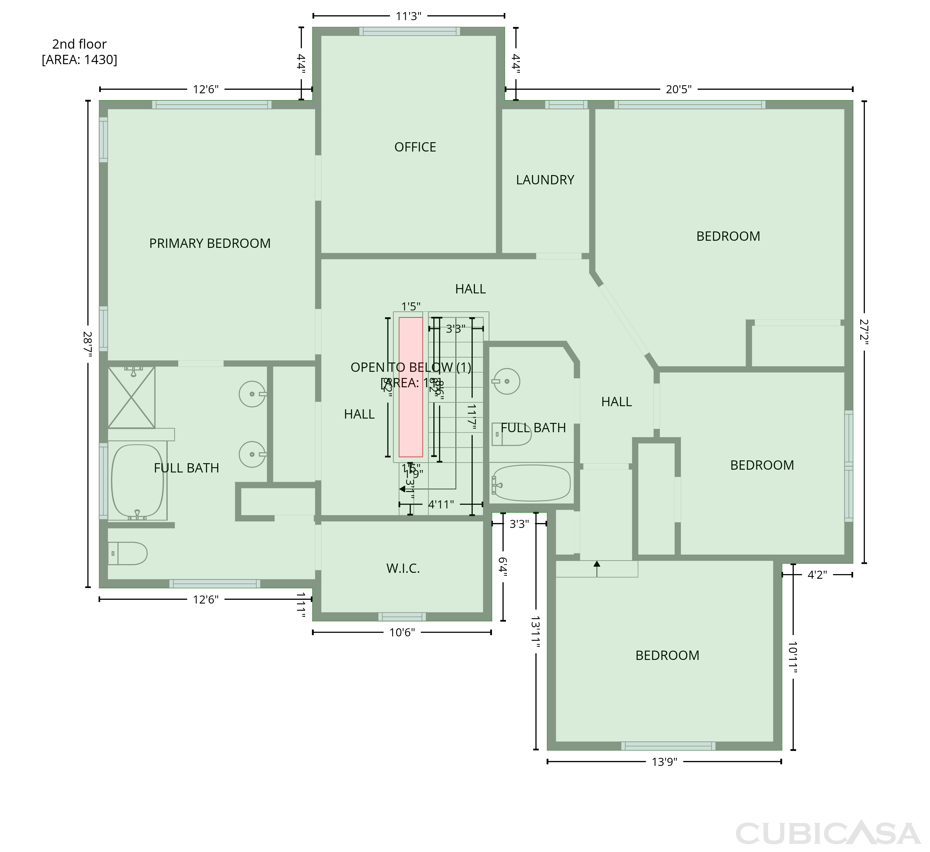 Second Floor of 12312 Chesley Dr, Charlotte, NC