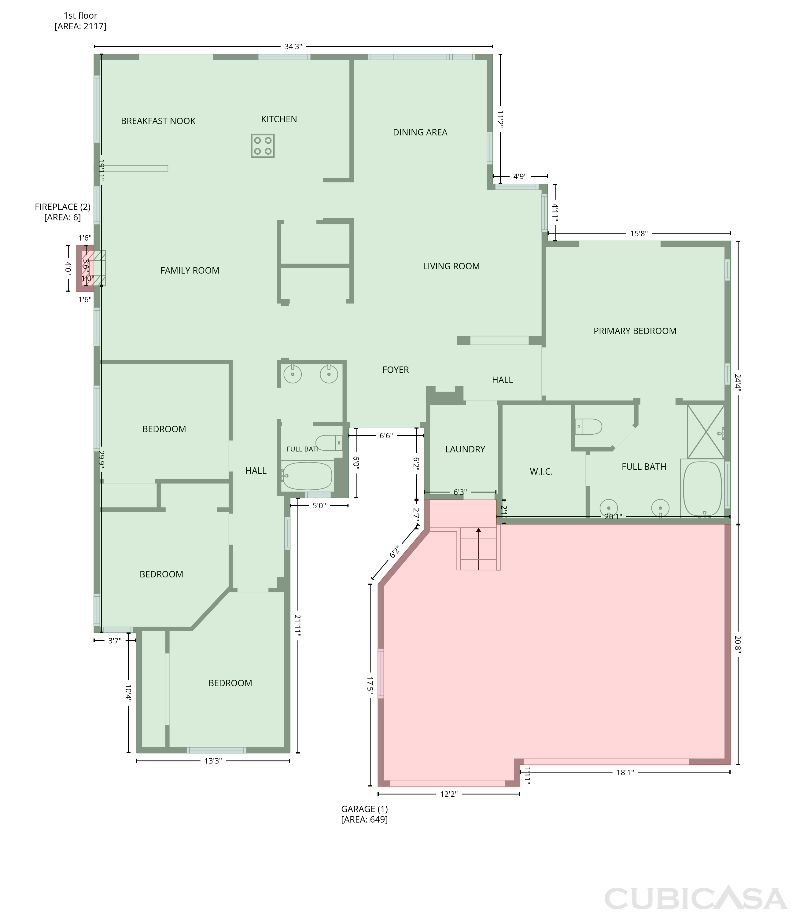 Main Floor of 2503 Meredith Pl, El Dorado Hills, CA
