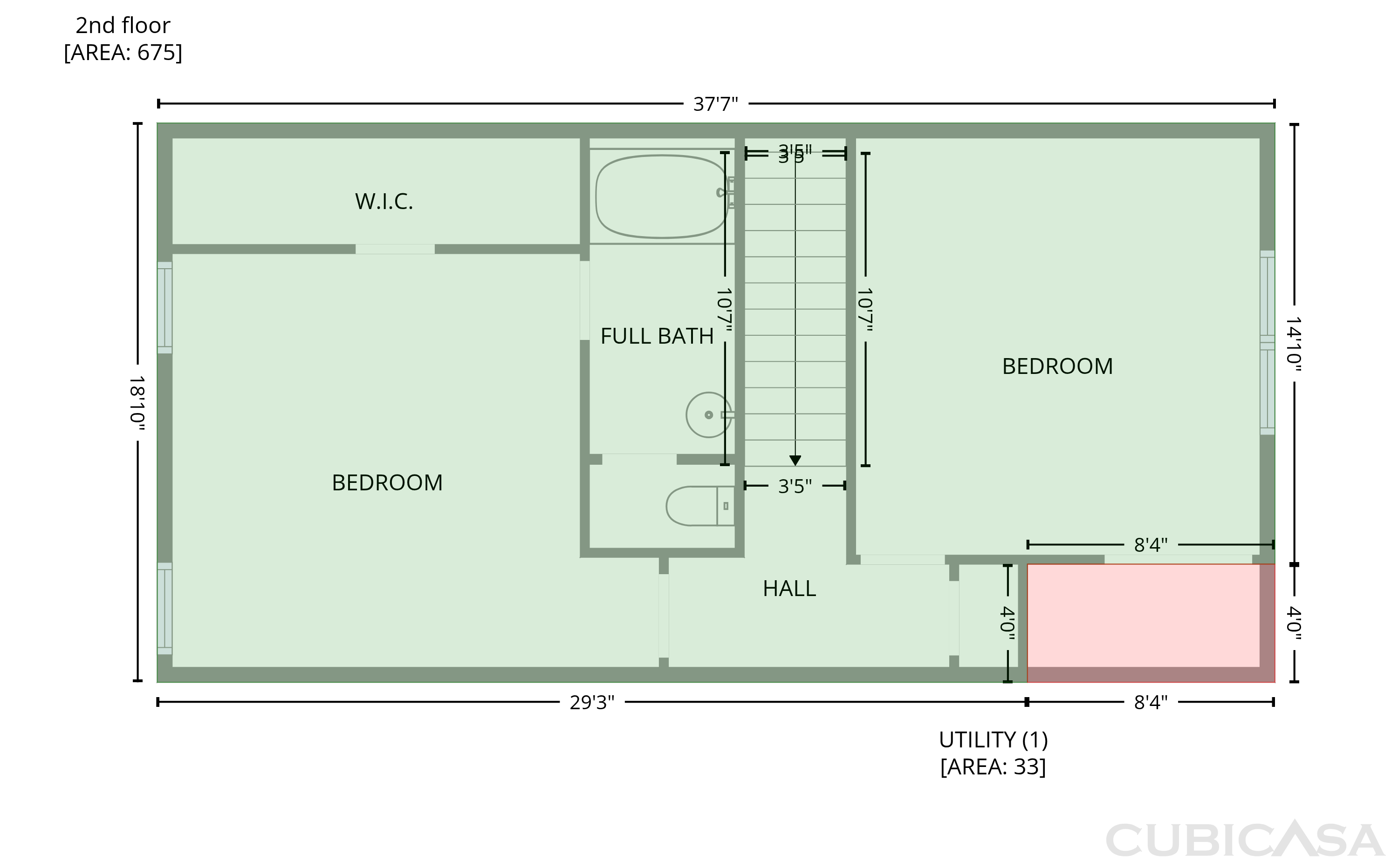 Second Floor of 4741 Ventura St, Denver, CO