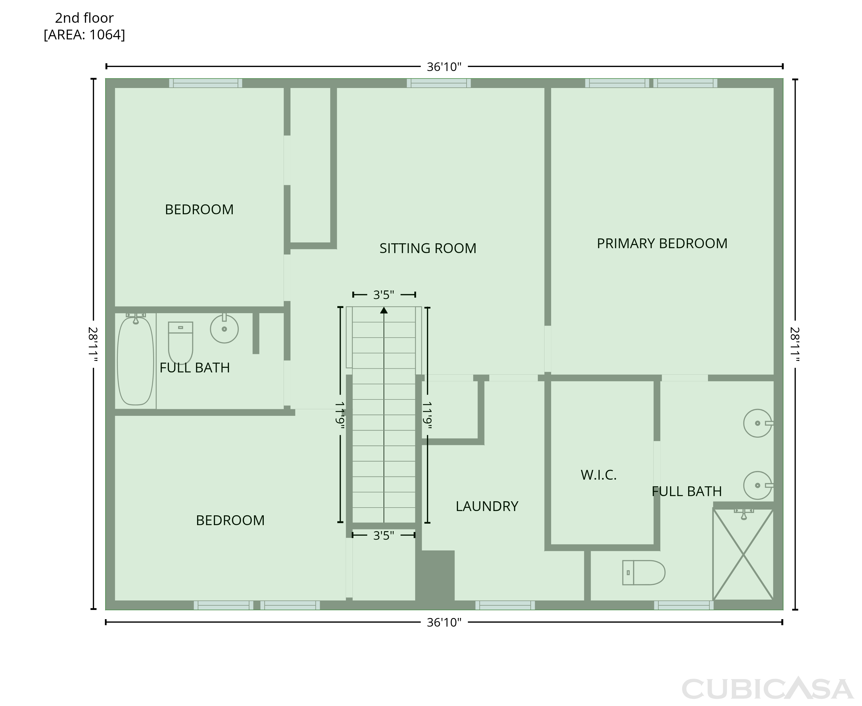 Second Floor of 154 Catalpa Rd, Milner, GA