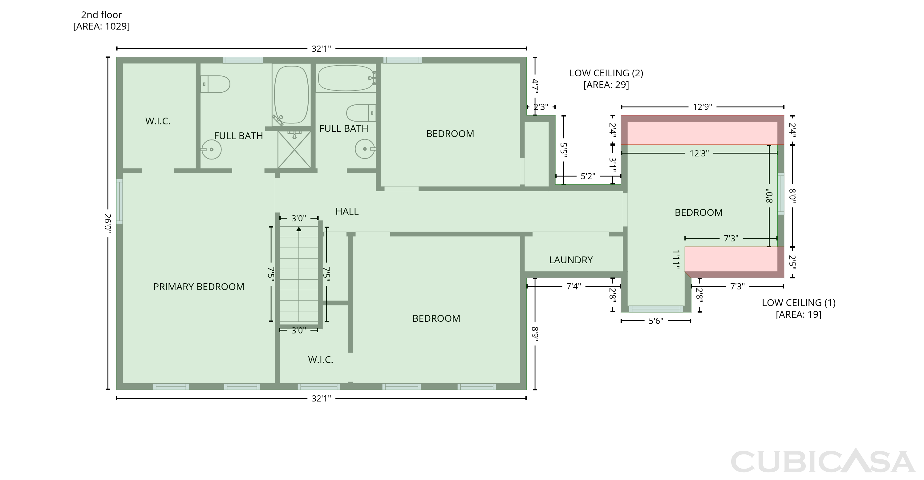 Second Floor of 128 Morena Dr, Holly Springs, NC