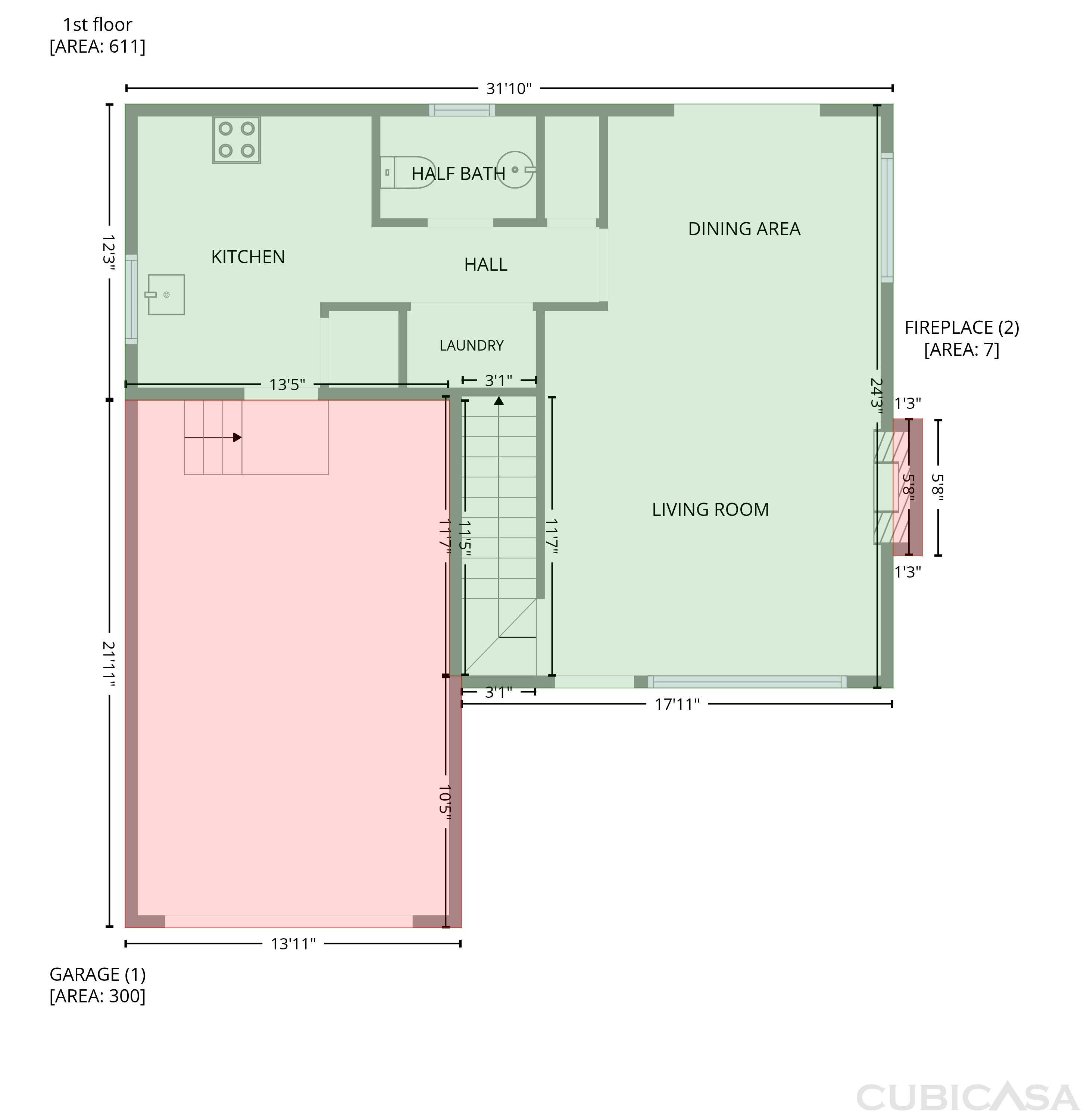 Main Floor of 505 Old Warden Way, Hope Mills, NC