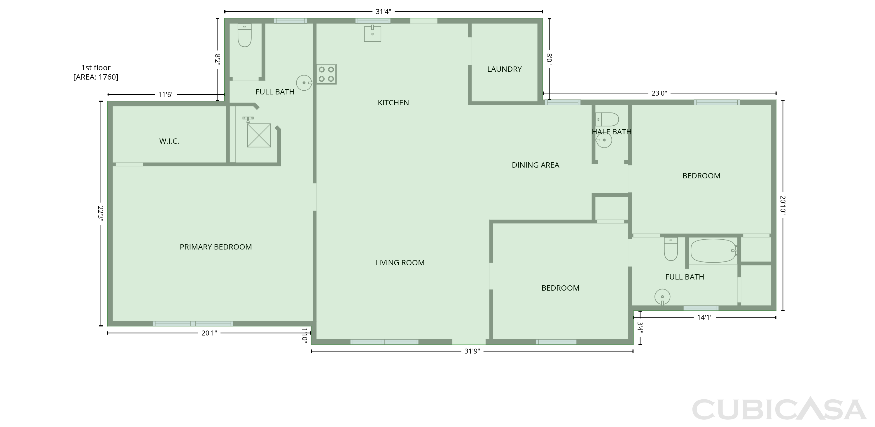 Main Floor of 431 Cedarcrest Rd, Dallas, GA