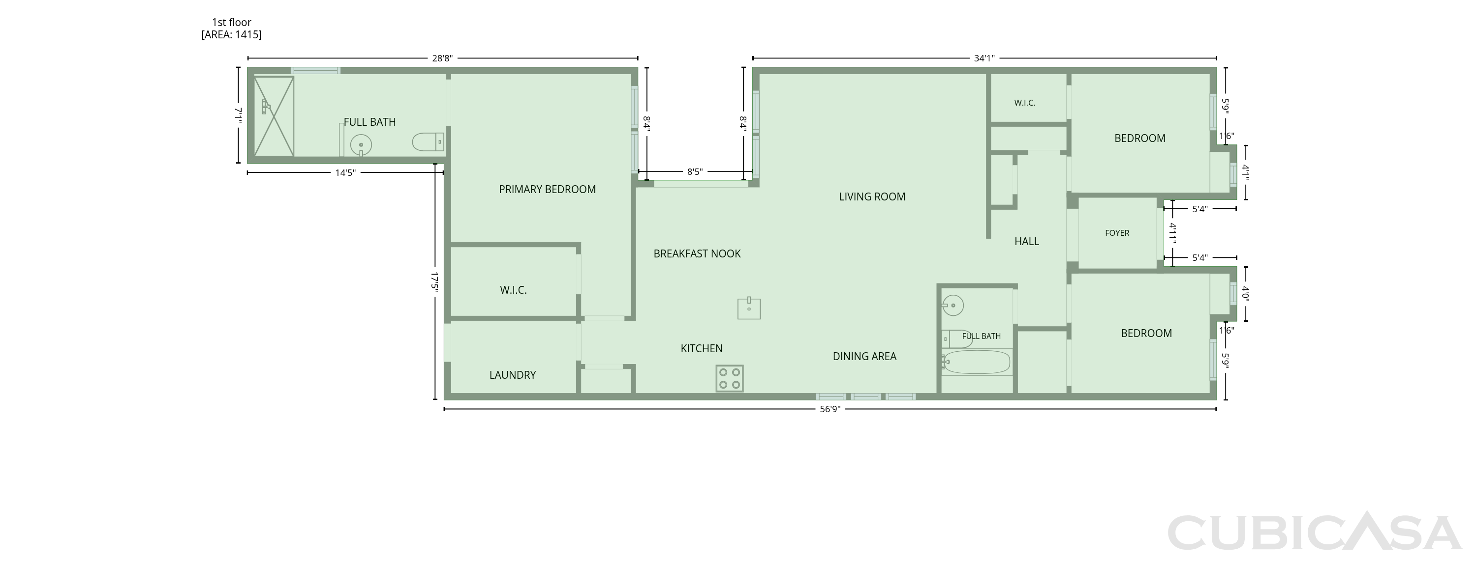 Main Floor of 4998 W Thornapple Dr, Meridian, ID