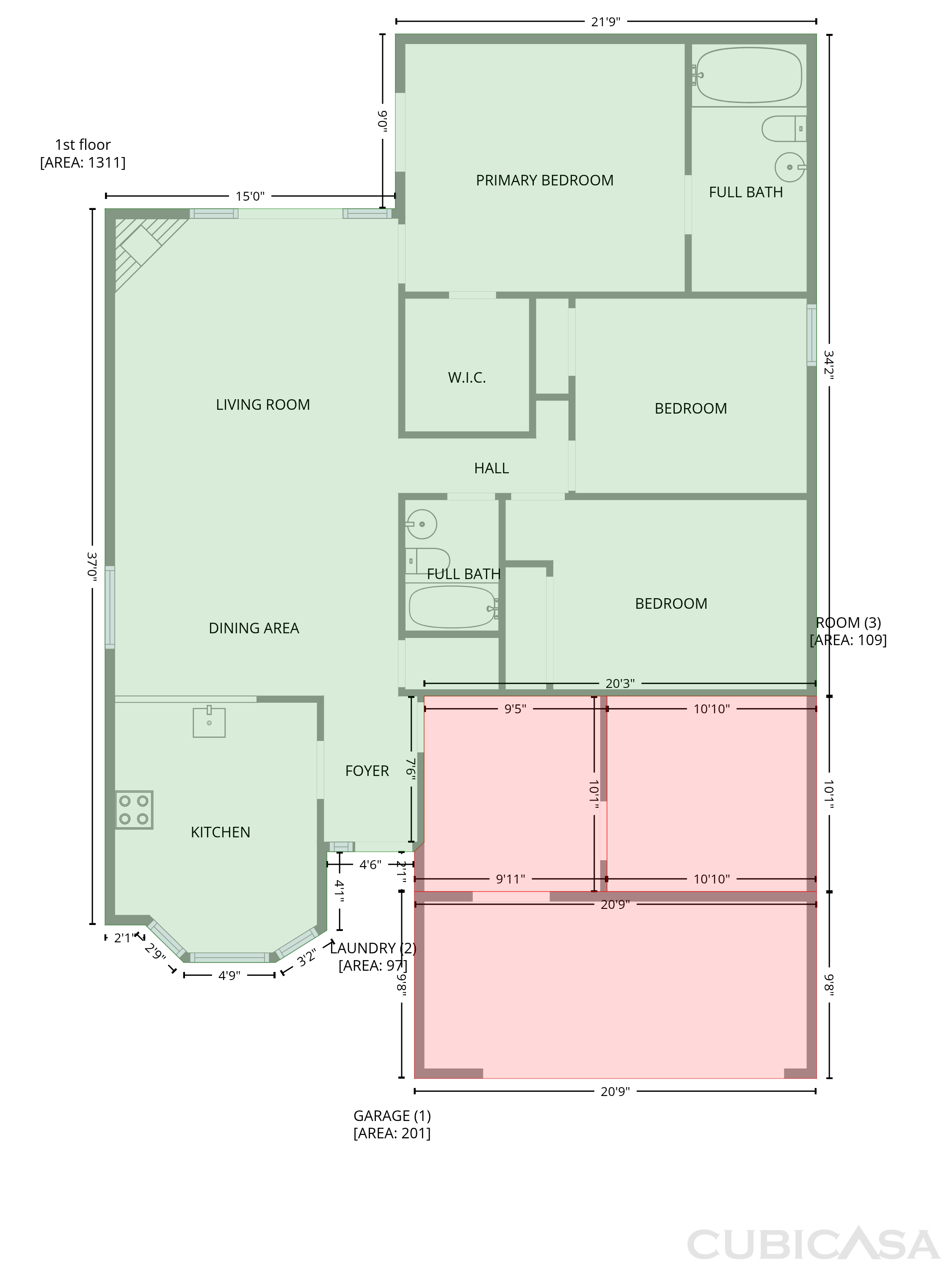 Main Floor of 8048 Kilwinning Ln, Jacksonville, FL