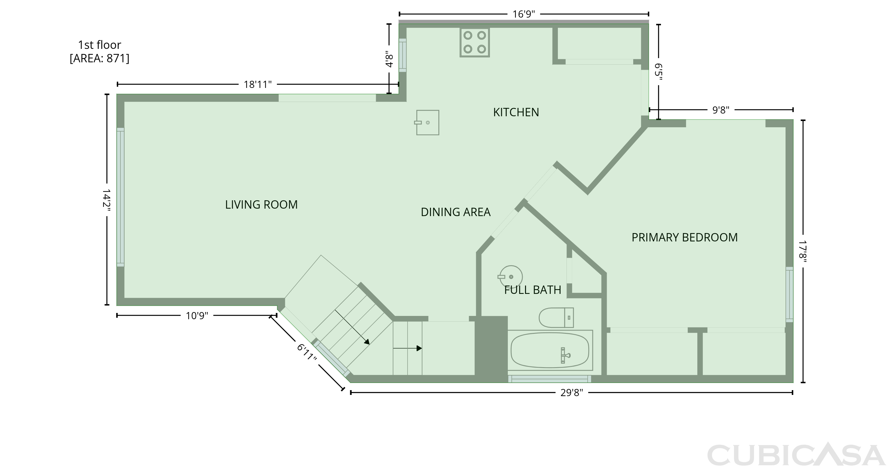Main Floor of 780 Olympic Cir, Ocoee, FL
