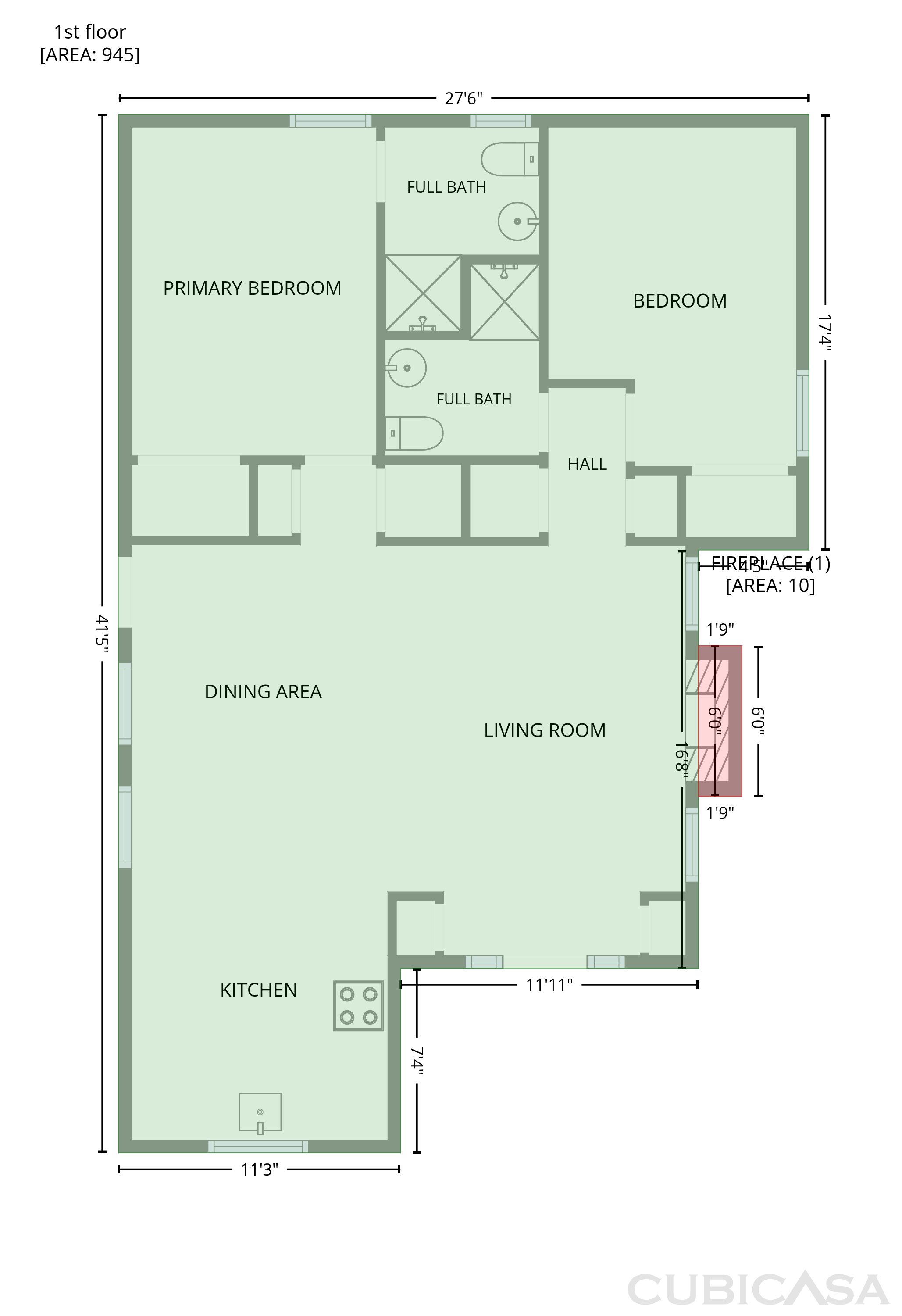 Main Floor of 172 Gardenia Ct, Marble, NC