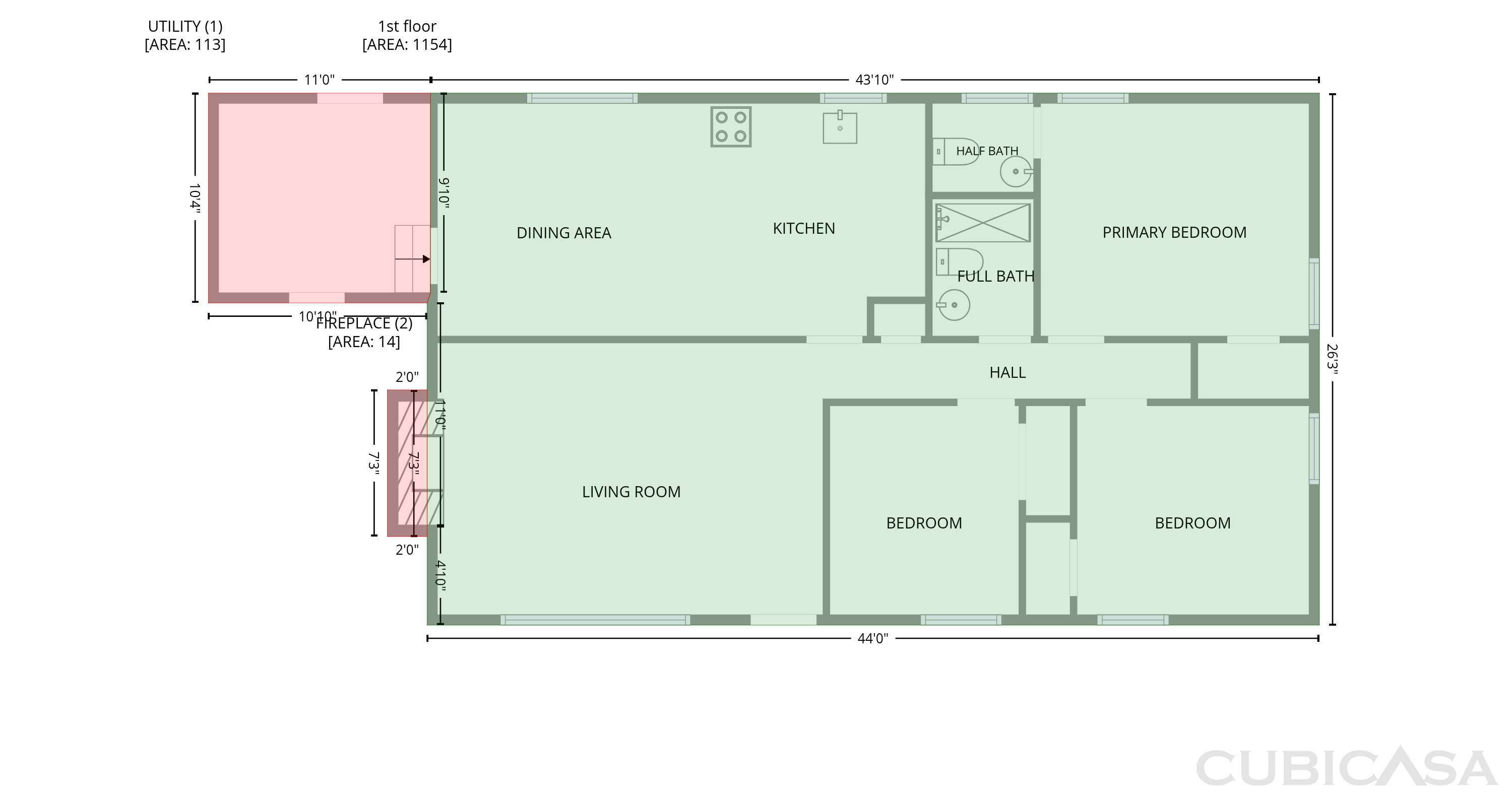 Main Floor of 3417 Beulah Rd, Smoaks, SC