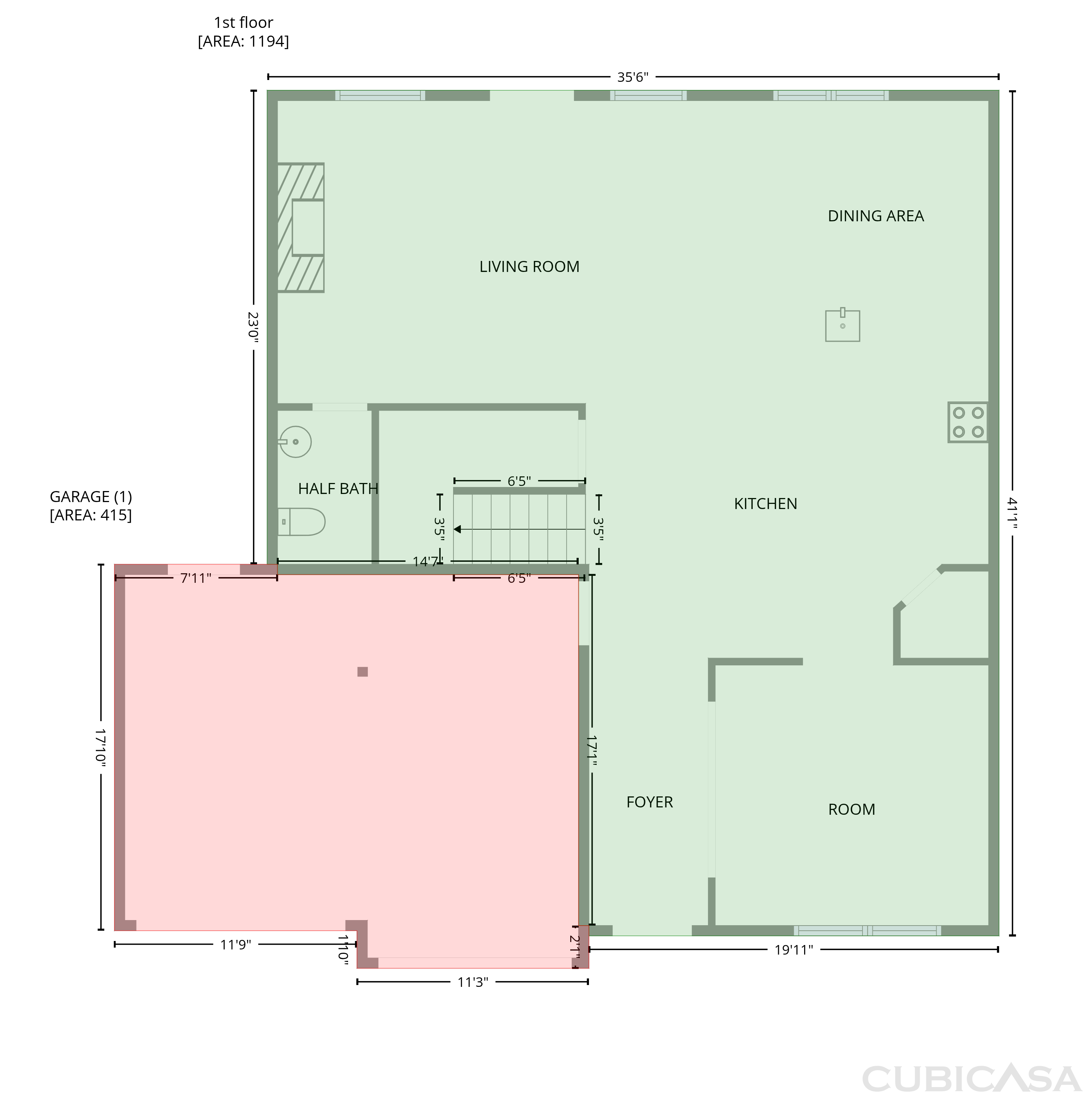 Main Floor of 5317 Winmire Ln, Stone Mountain, GA