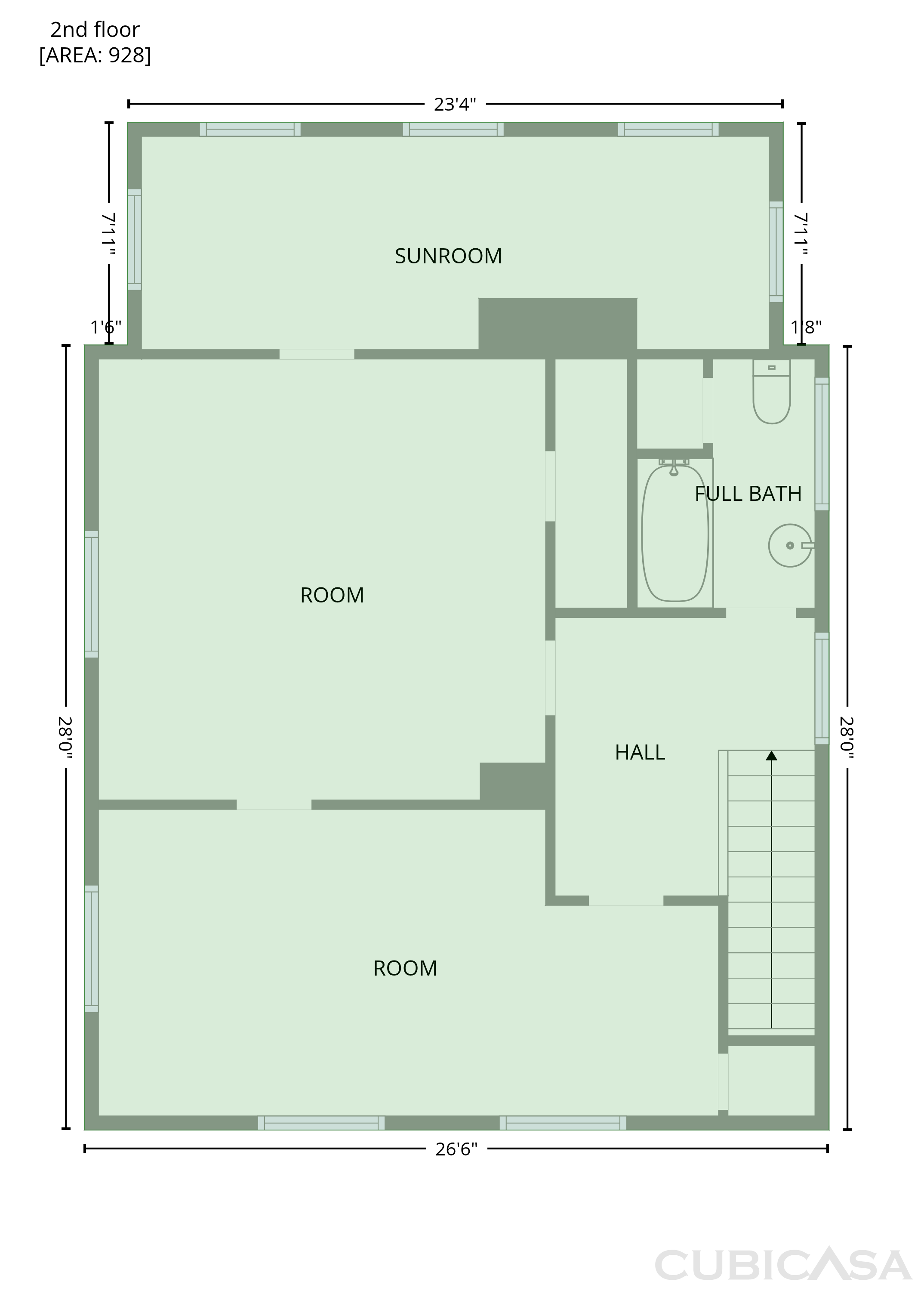 Second Floor of 319 E Main St, Washington, NC