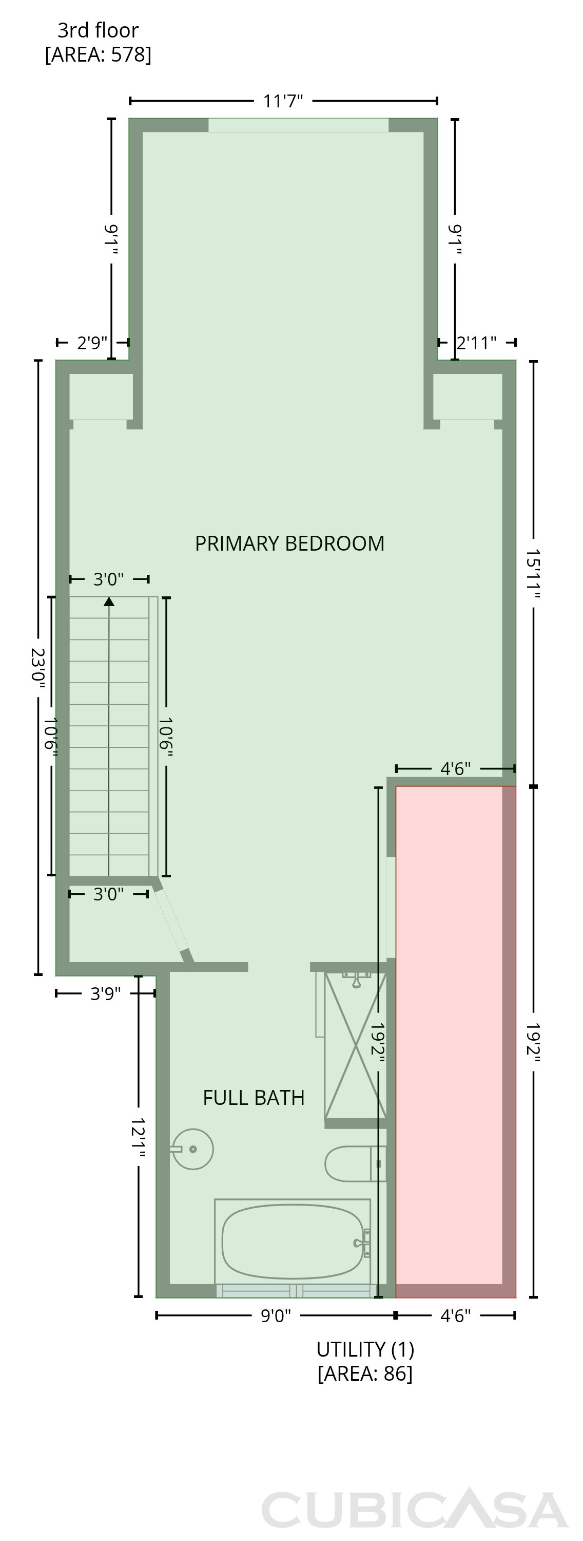 Third Floor of 4933 Lake Palmetto Ln, North Charleston, SC