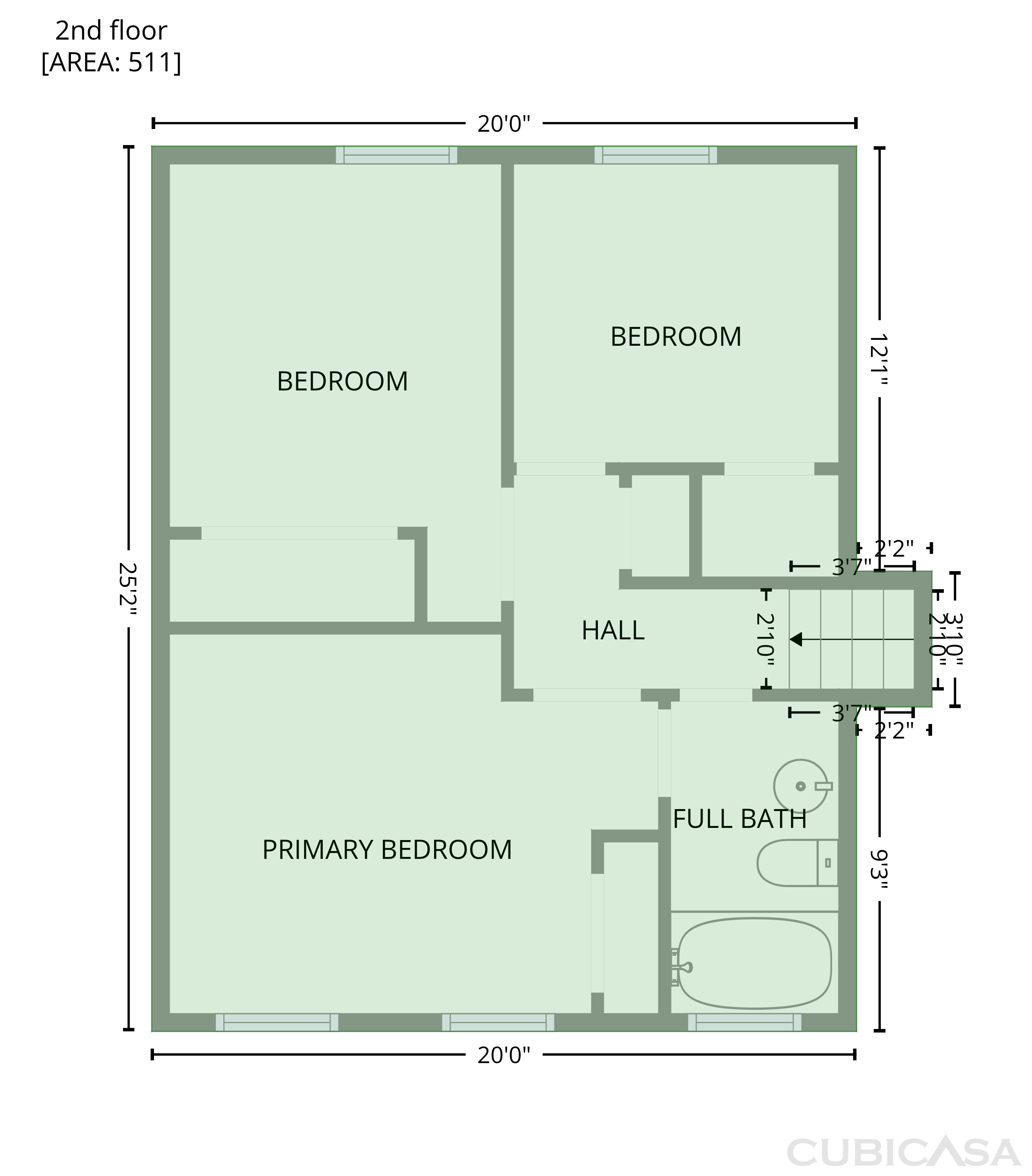 Second Floor of 102 California Ave, Elyria, OH