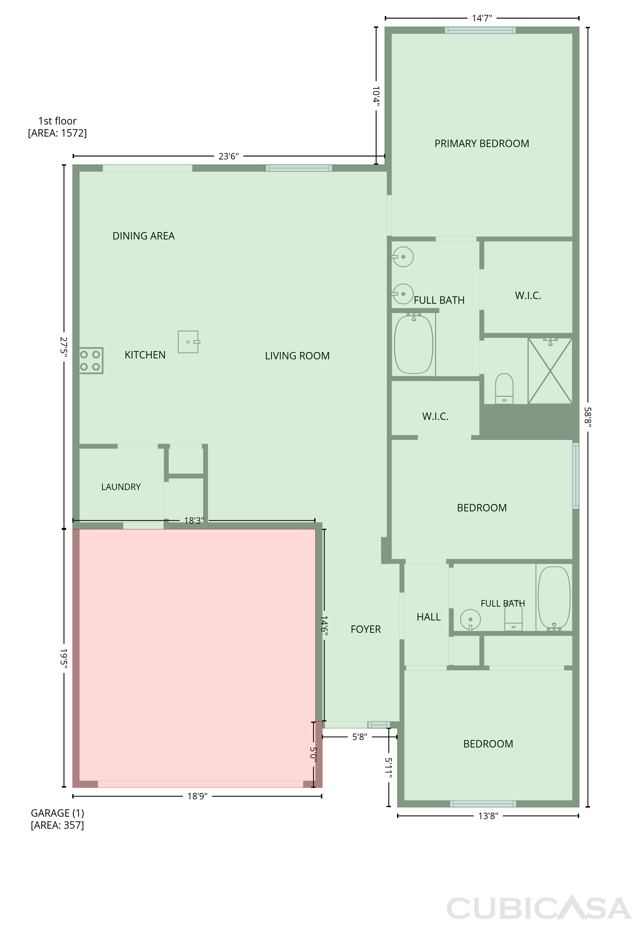 Main Floor of 419 Hammerstone Ave, Haines City, FL