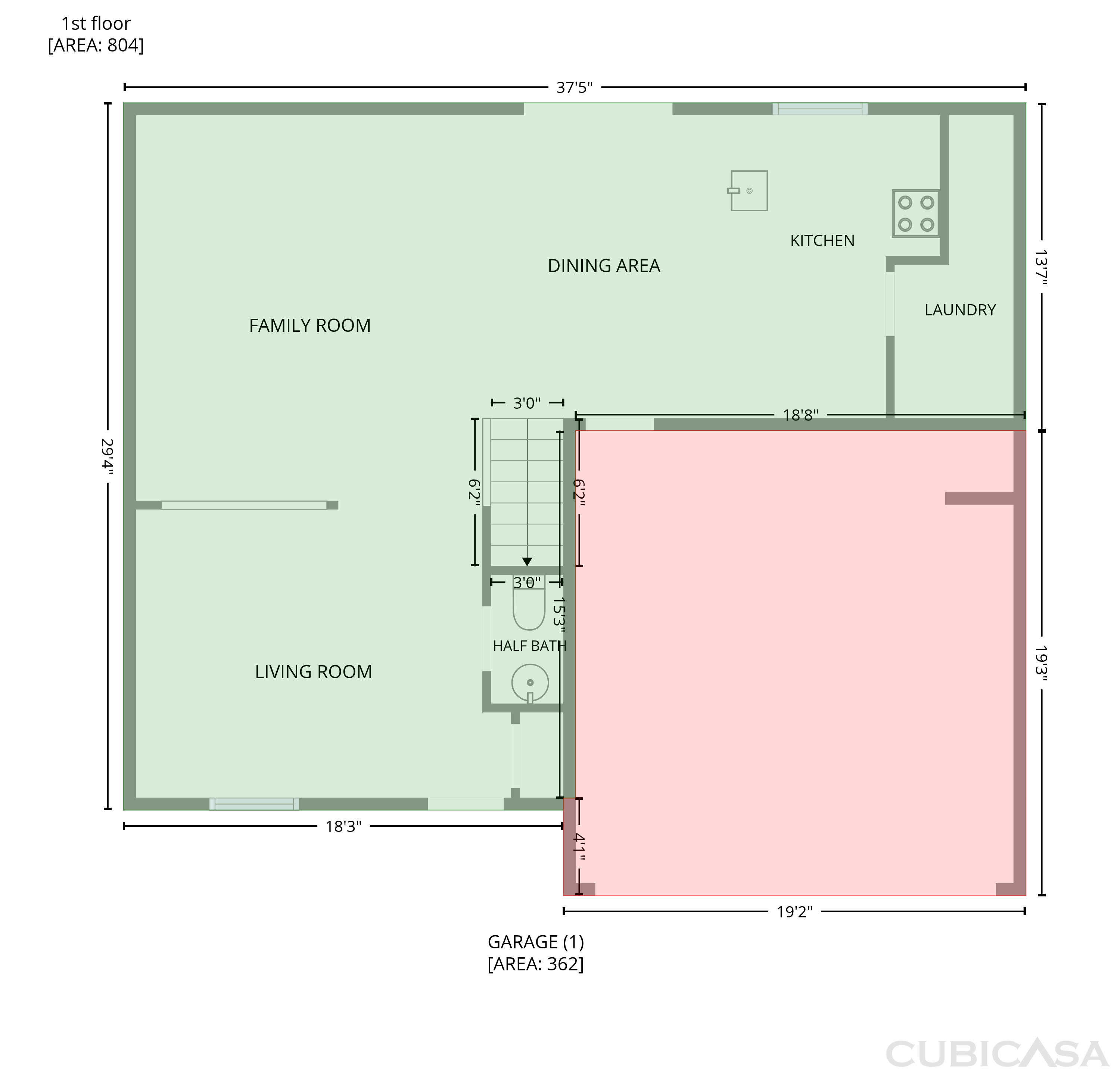 Main Floor of 5503 Hardie Farm Dr, Greensboro, NC