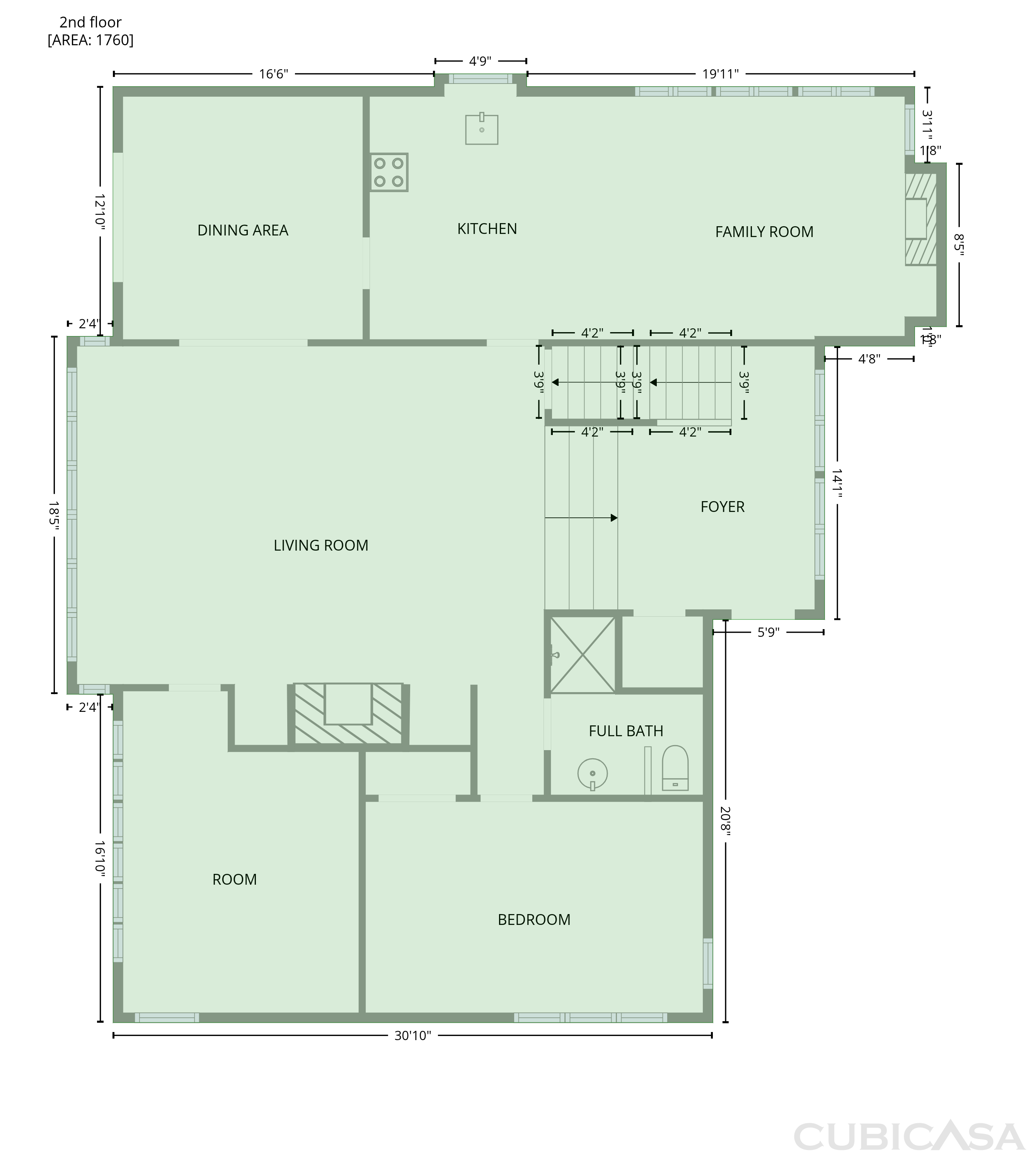 Second Floor of 737 Pinehurst Dr, Chapel Hill, NC