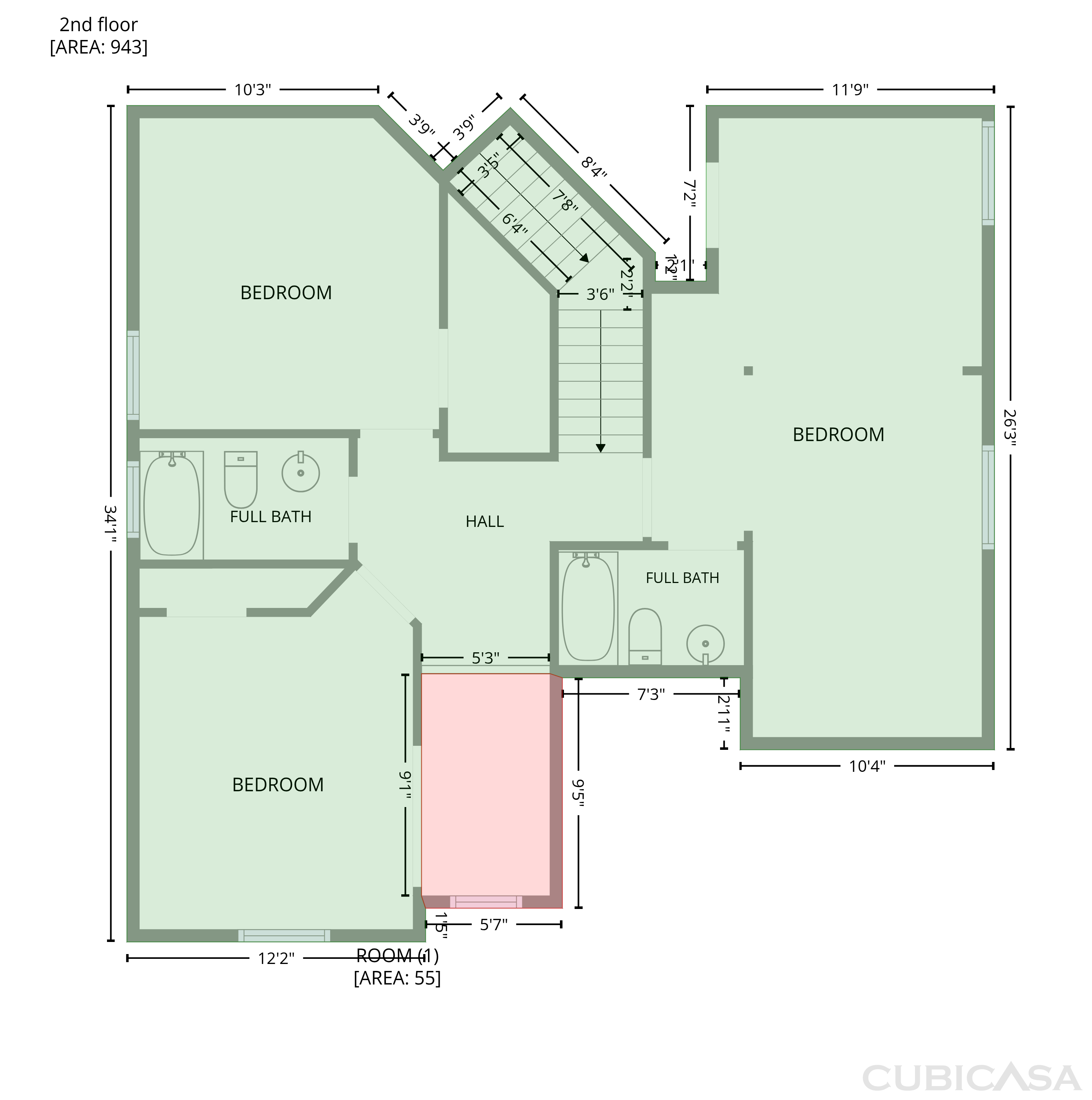 Second Floor of 625 River Rock Dr, Azle, TX