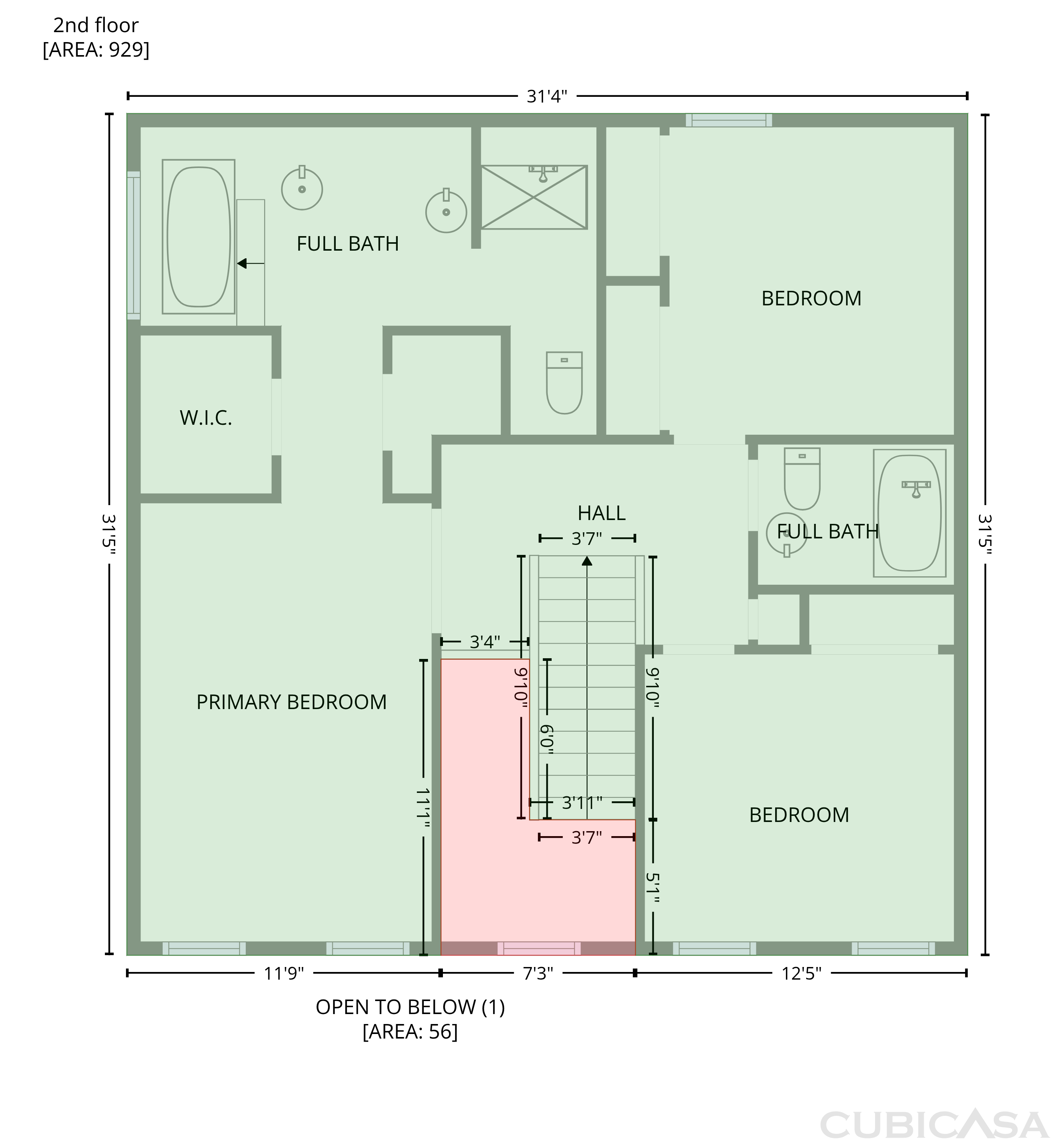 Third Floor of 923 Keeneland Rd, Florissant, MO