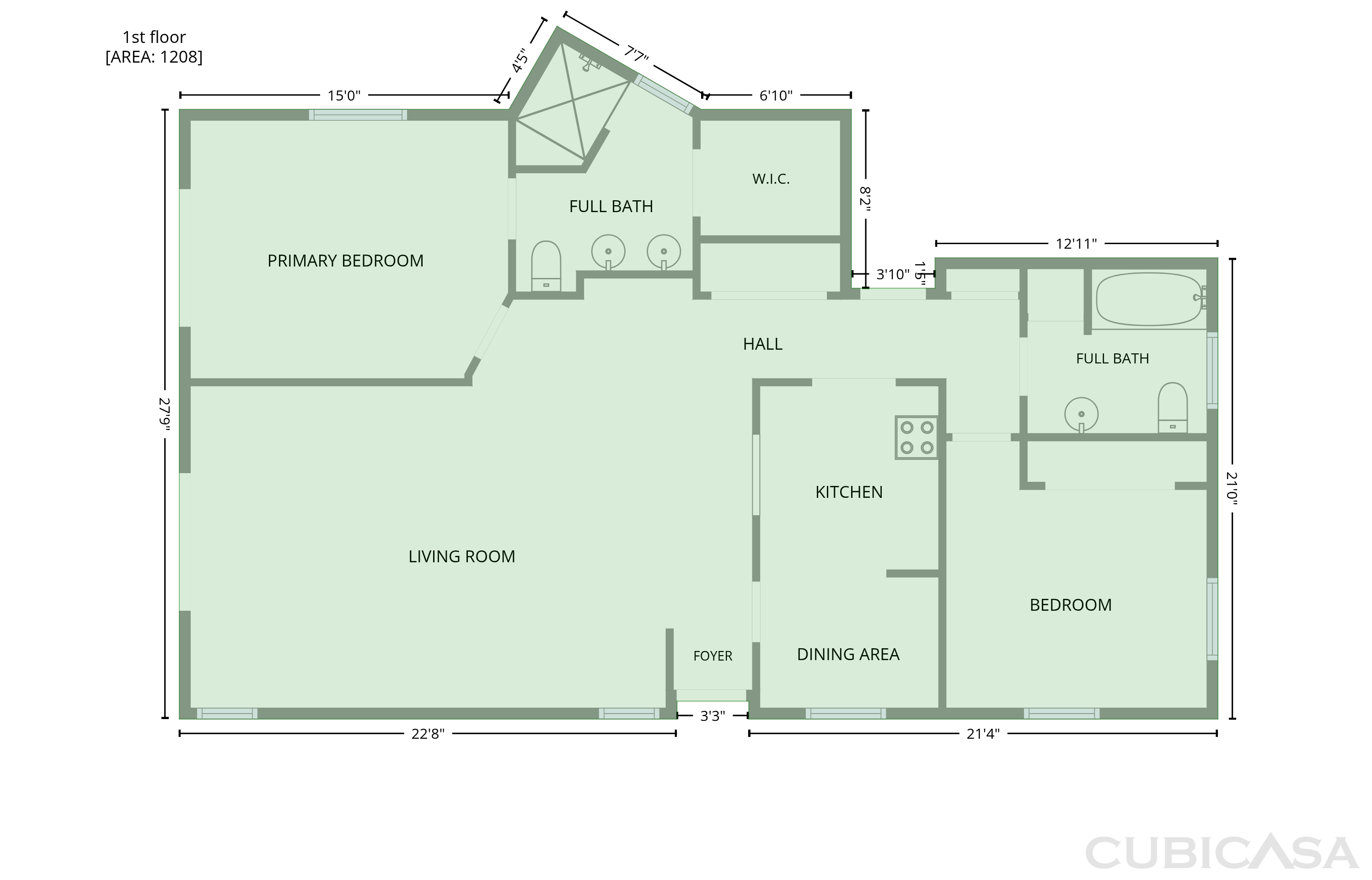Main Floor of 228 Bob White Ct, Daytona Beach, FL