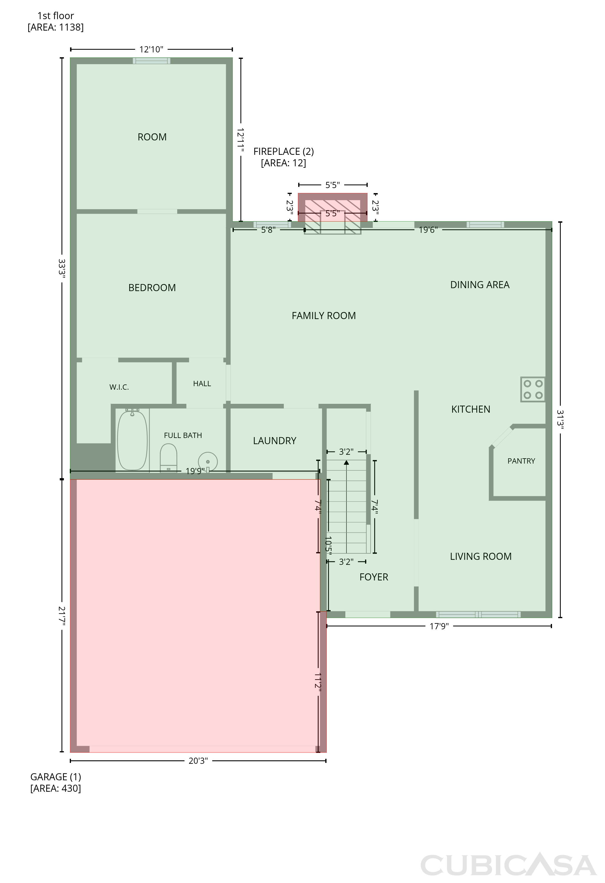 Main Floor of 838 Sorrel Ln, Oakboro, NC