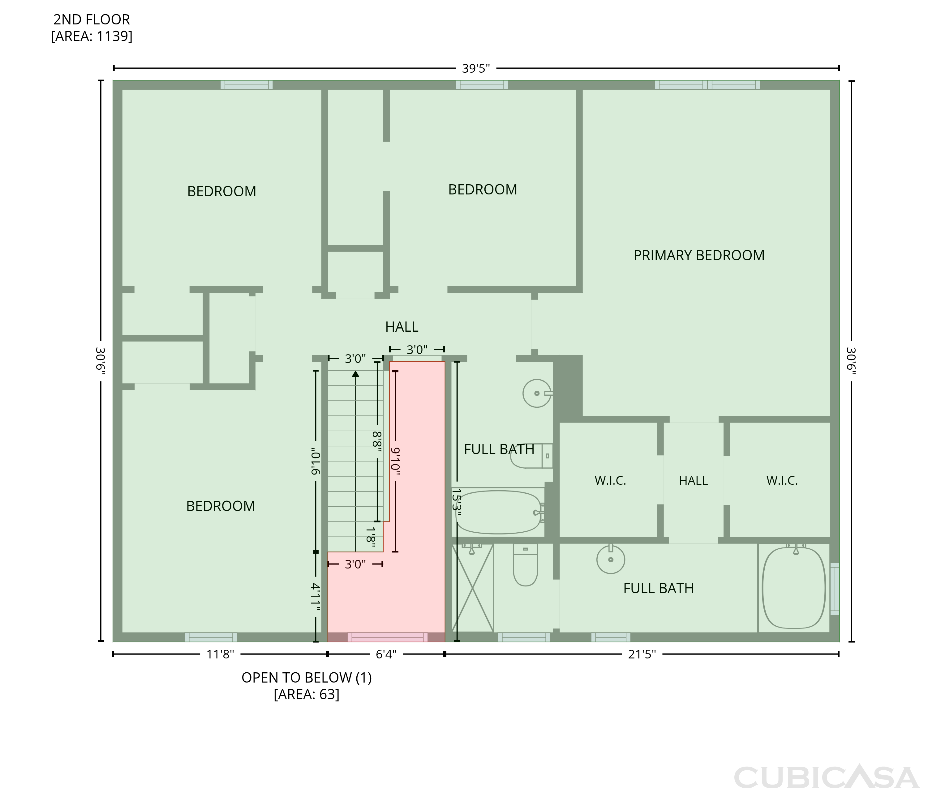 Second Floor of 8215 Foxdale Dr, Jacksonville, FL