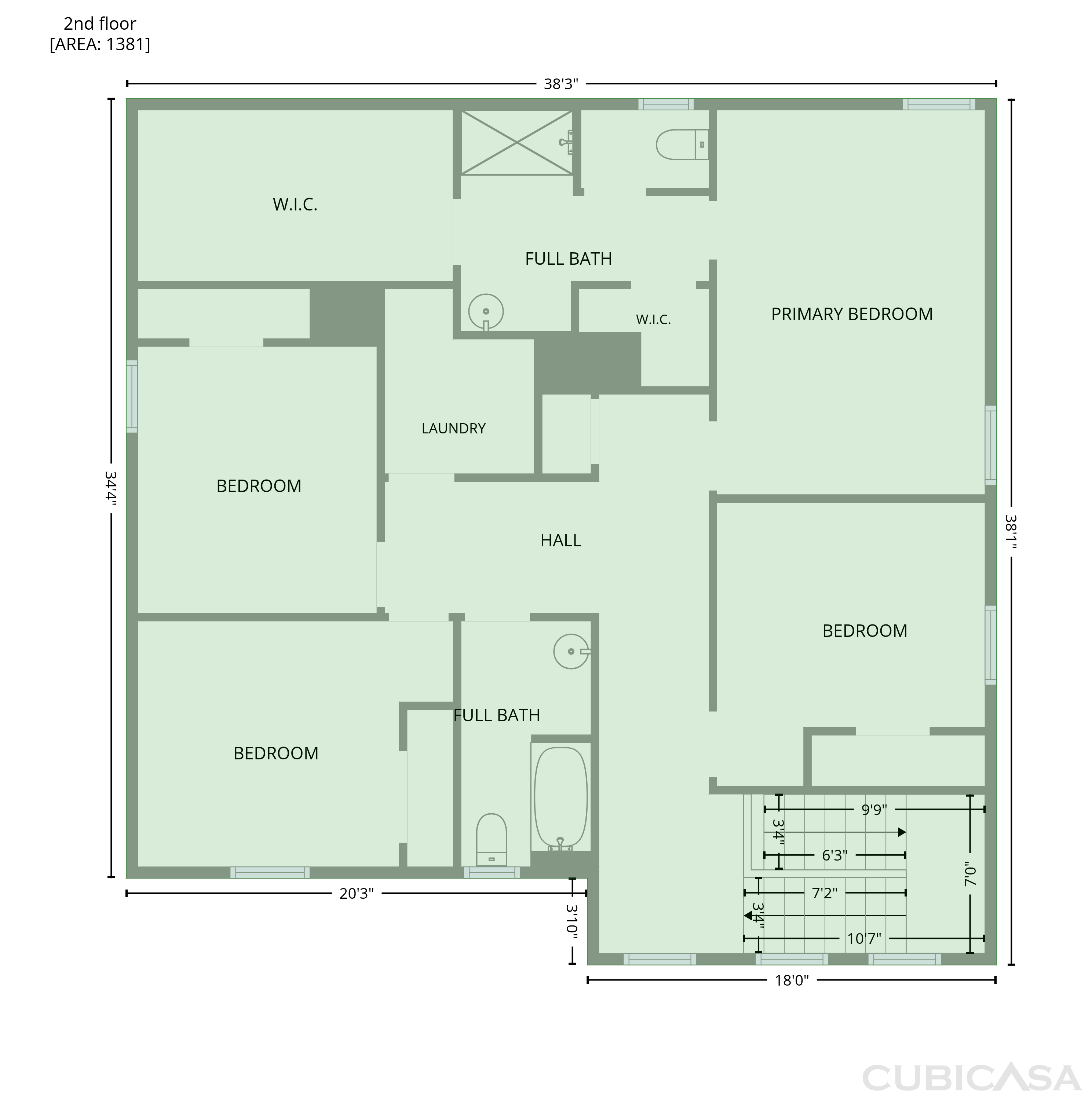 Second Floor of 4066 Calloway Rd, Raeford, NC