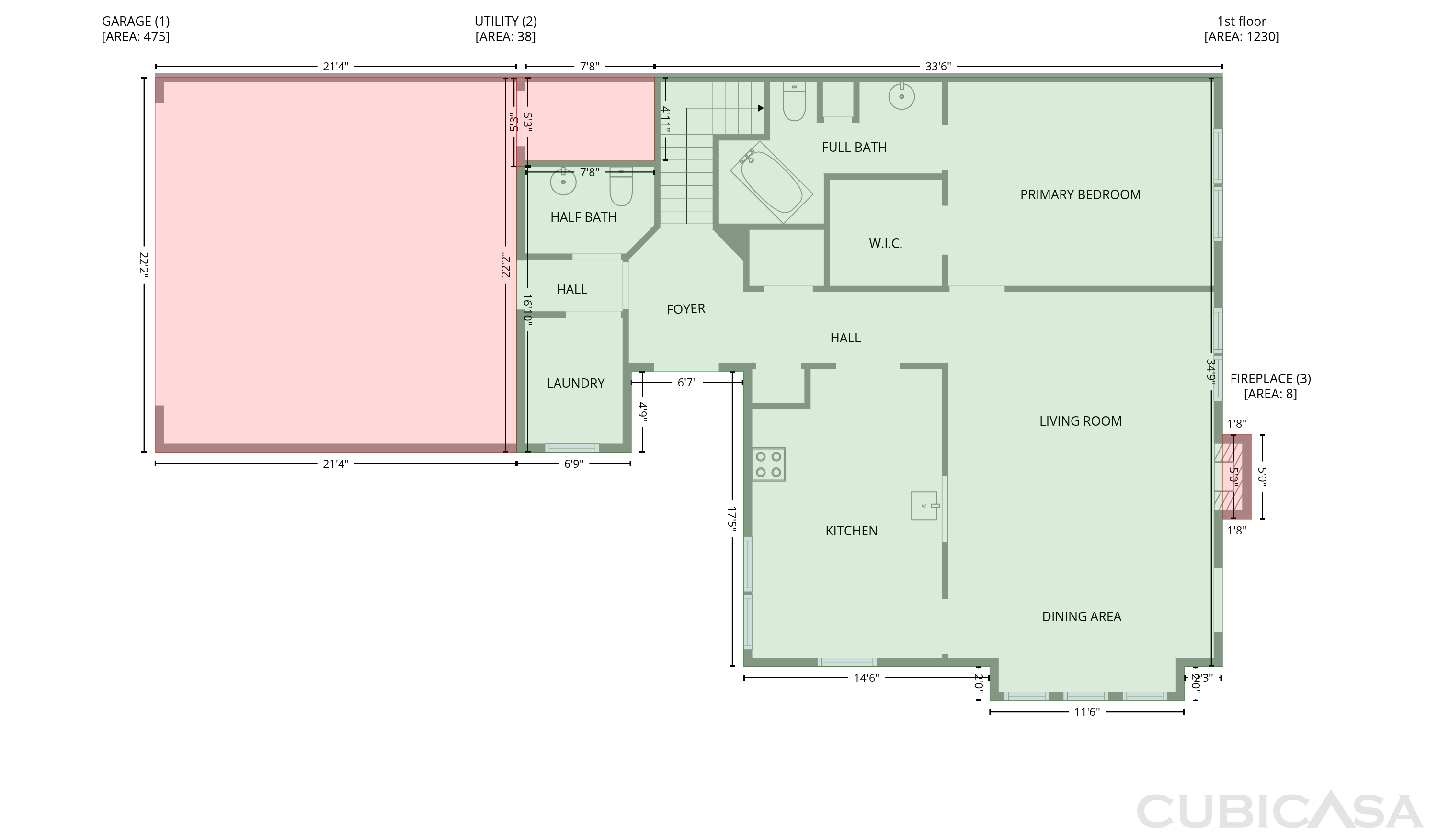 Main Floor of 8757 Roberts Ct, Olmsted Falls, OH