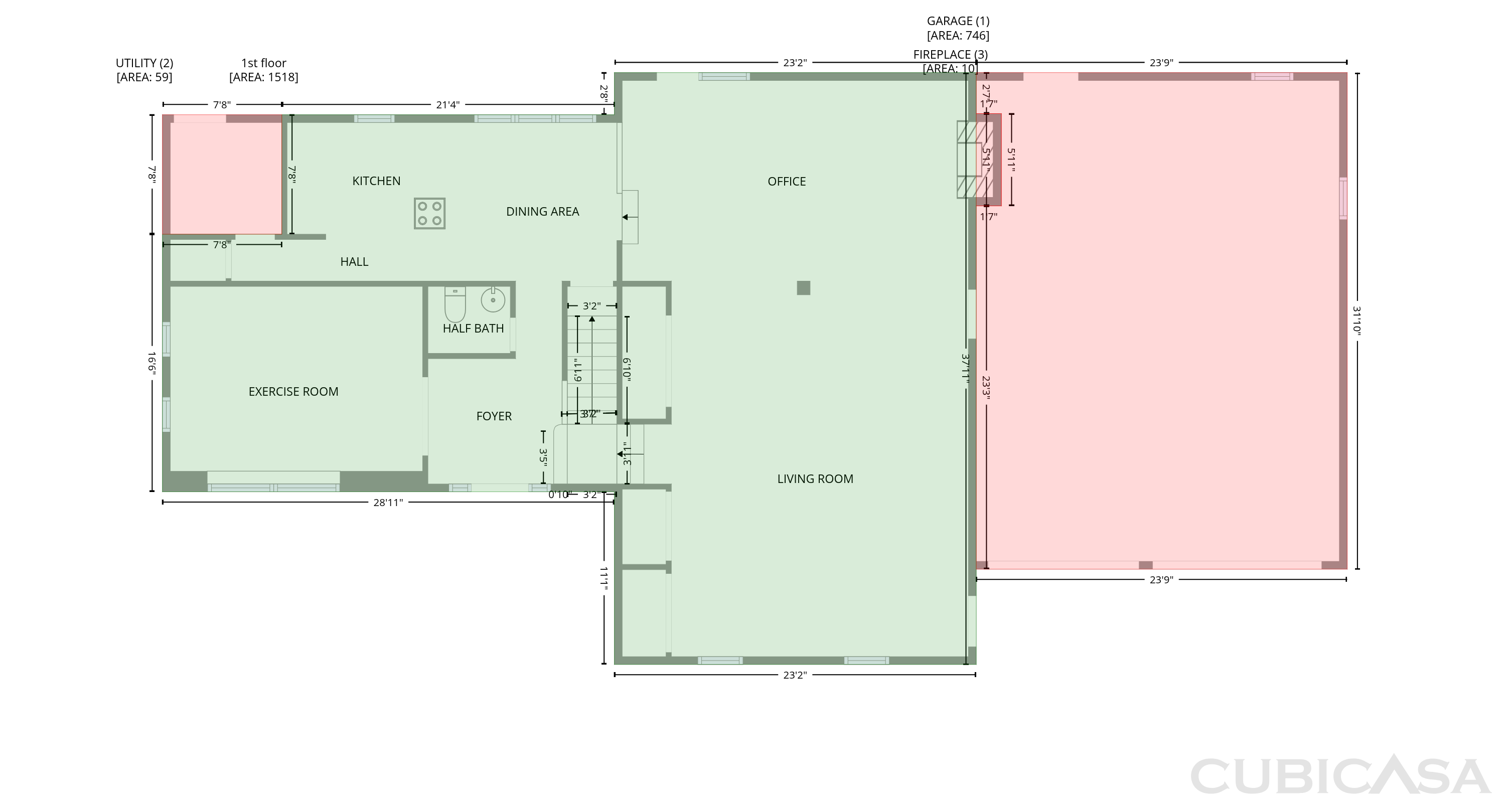 Main Floor of 8005 Edgewood Ct, Plainfield, IN