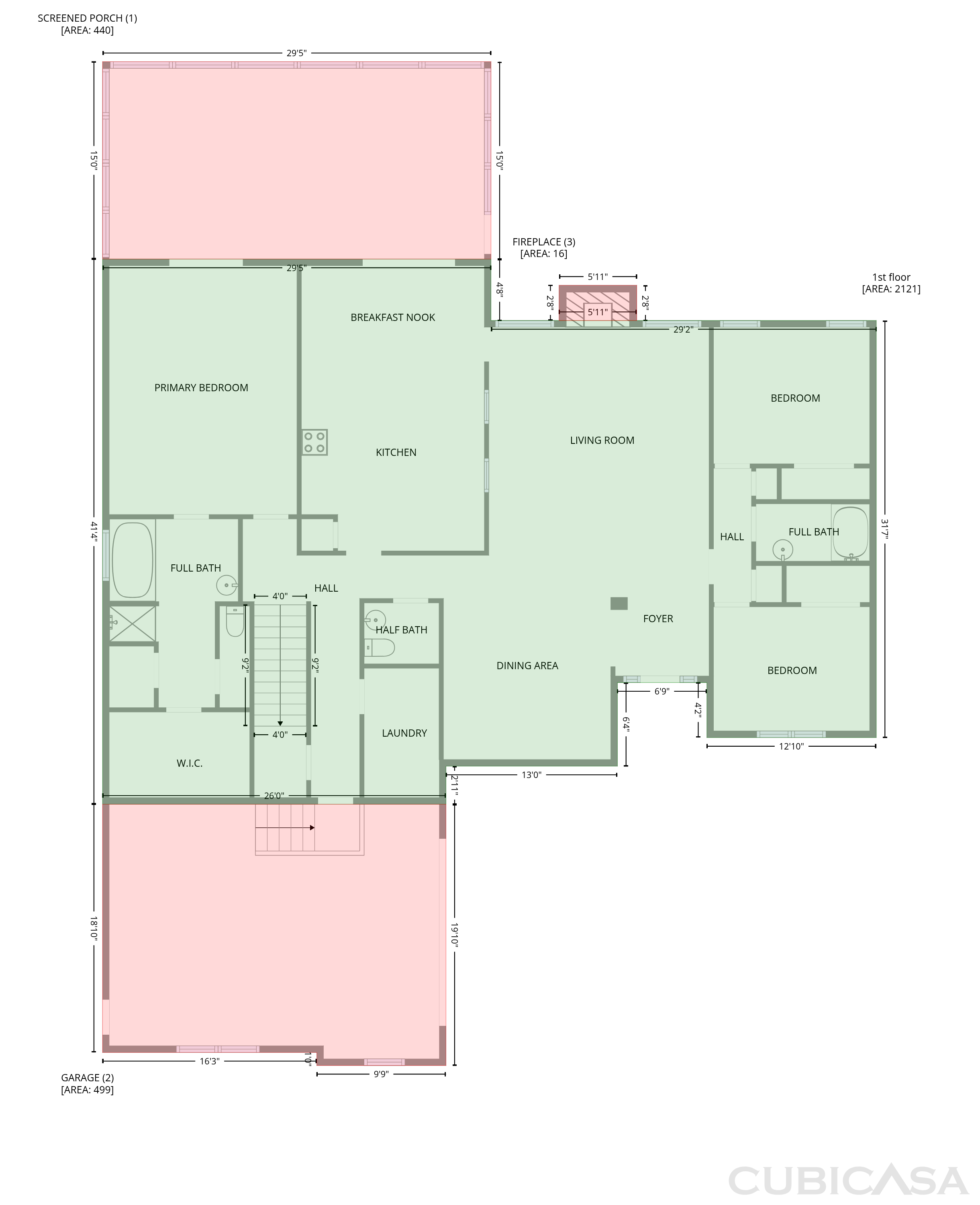 Main Floor of 6724 Cold Stream Dr, Nashville, TN