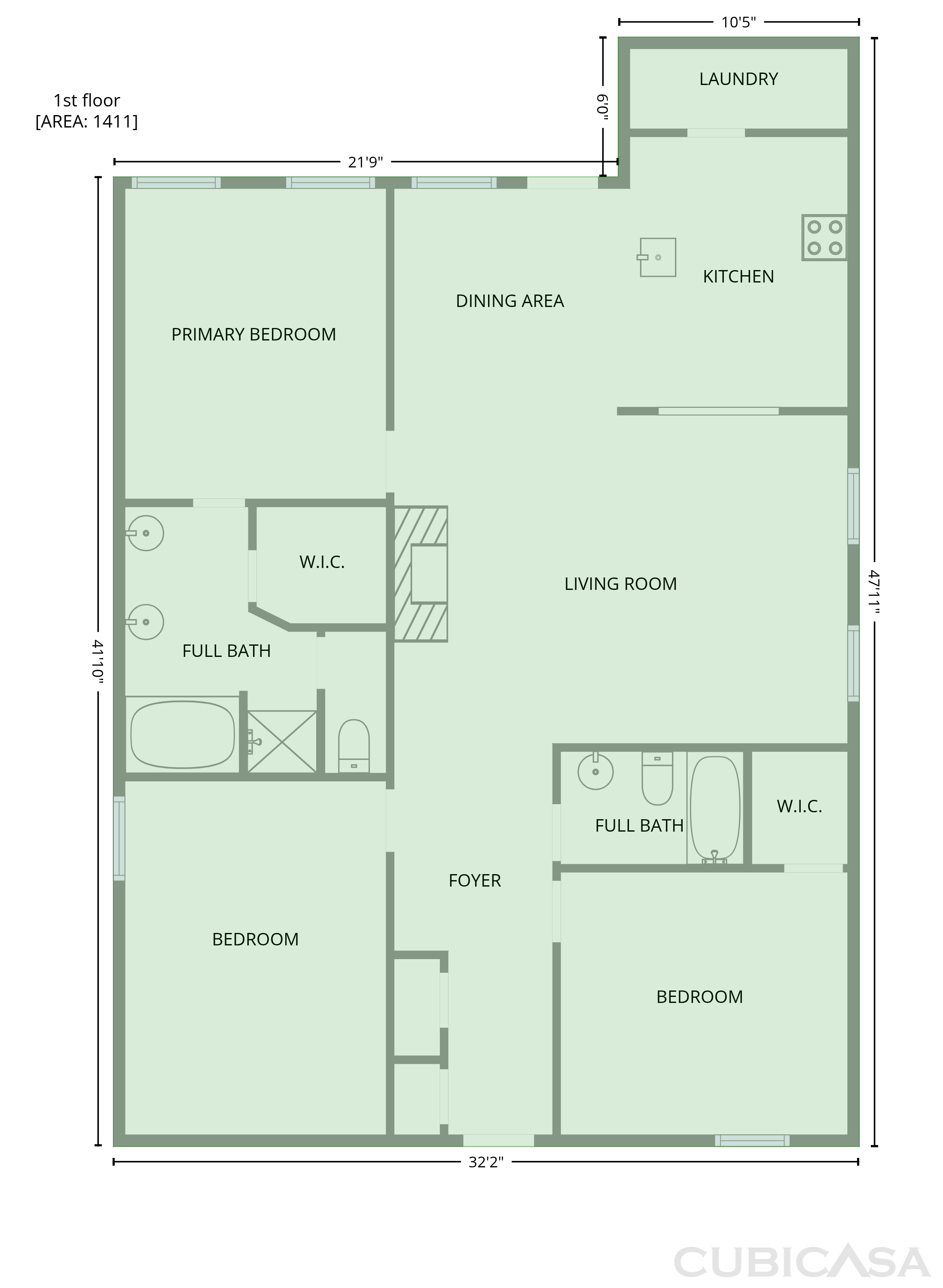 Main Floor of 16 Thomas Ct NW, Cartersville, GA