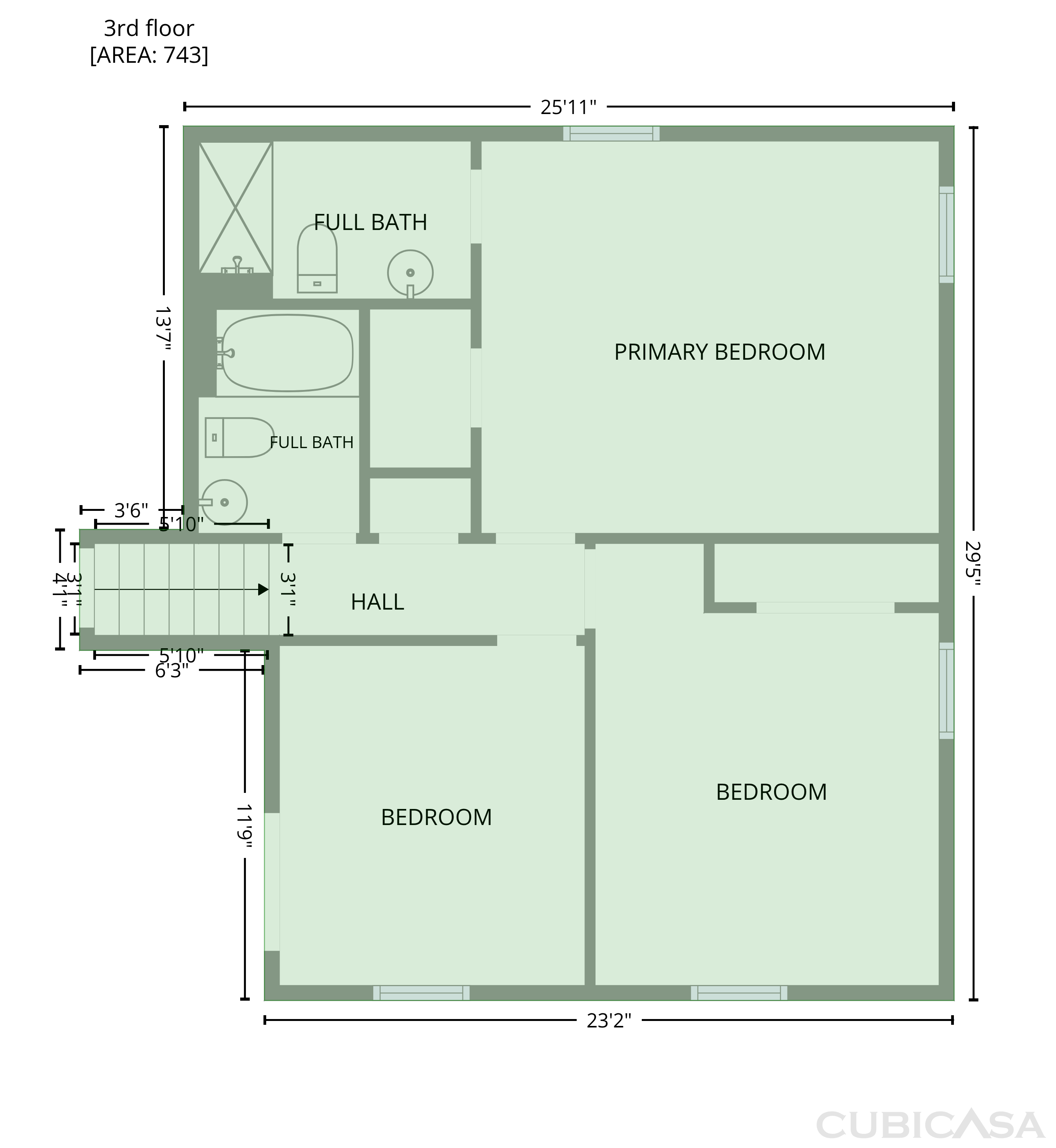 Third Floor of 4600 Carving Tree Dr, Mint Hill, NC