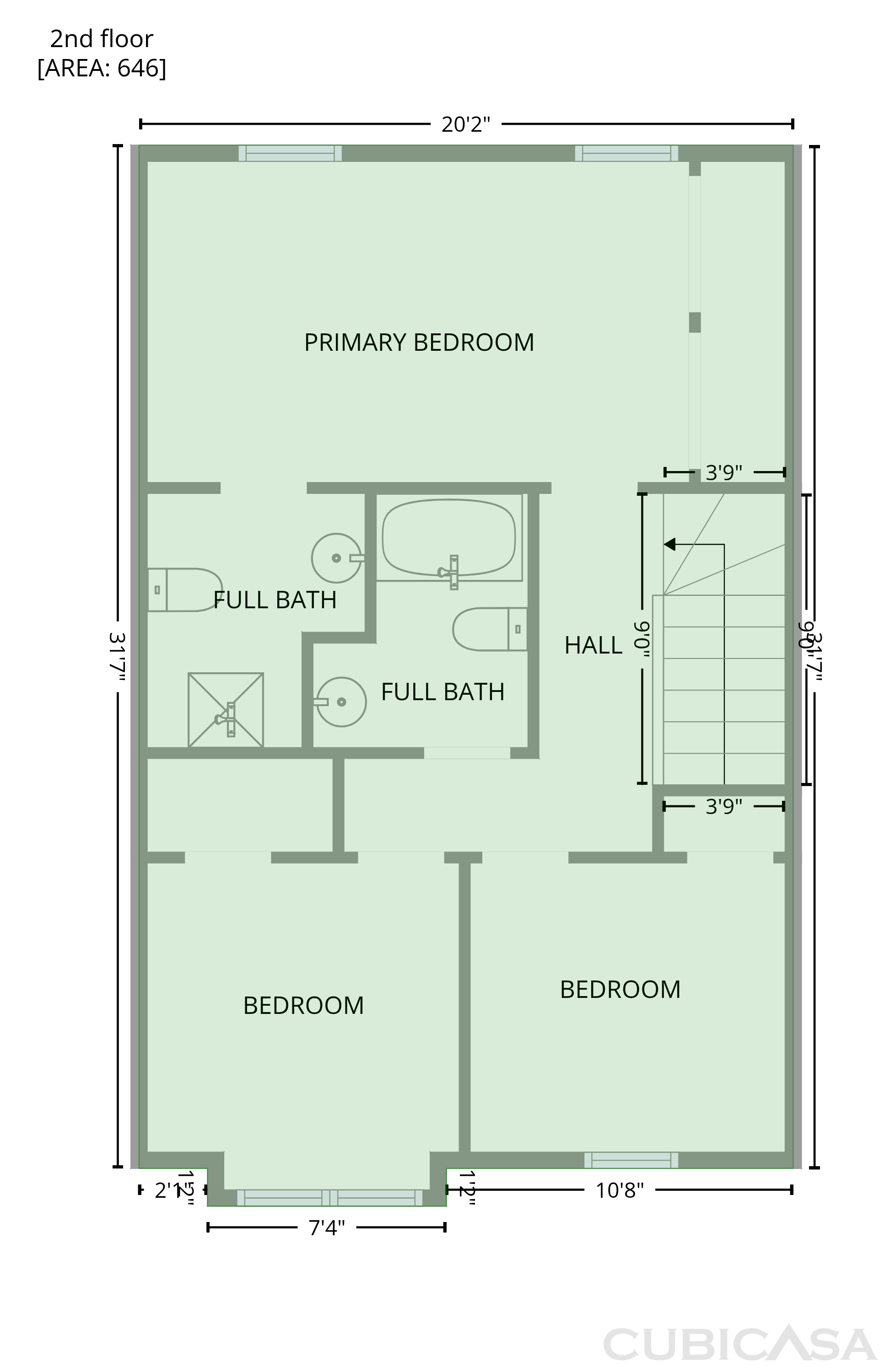 Third Floor of 8641 Centerton Ln, Manassas, VA