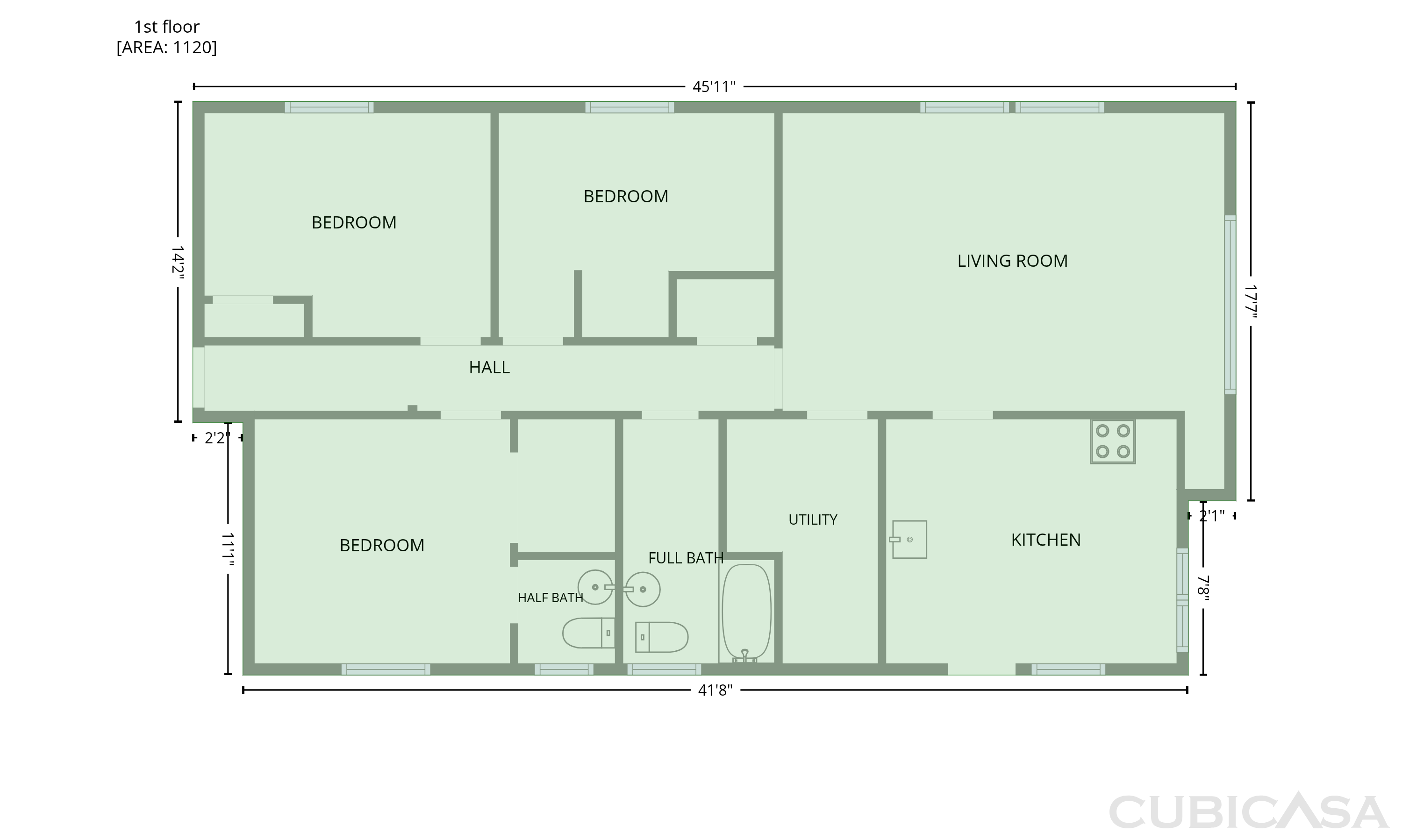 Main Floor of 2221 Myrtle Ave, Columbus, OH