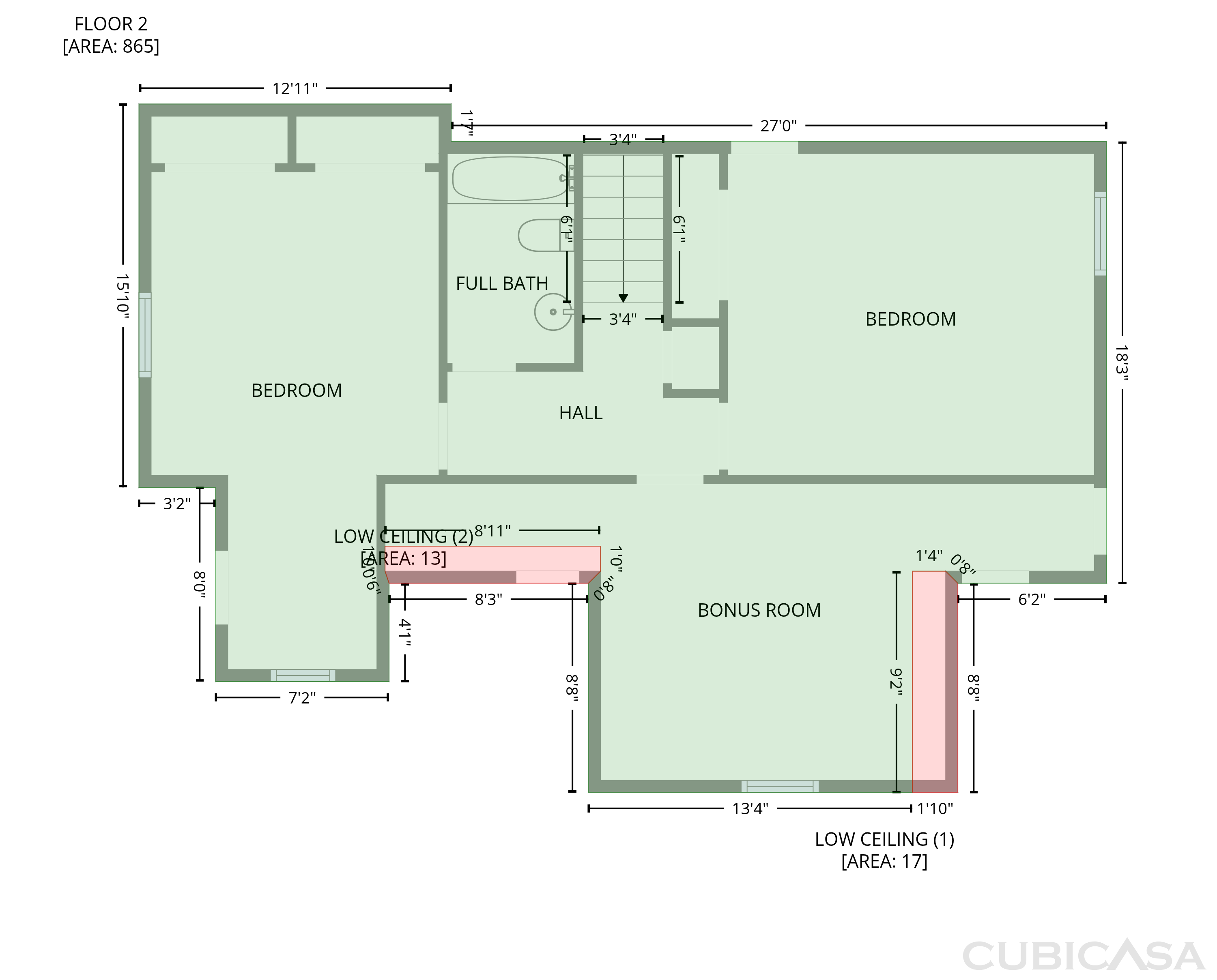 Second Floor of 2901 Piney Ct, Raleigh, NC
